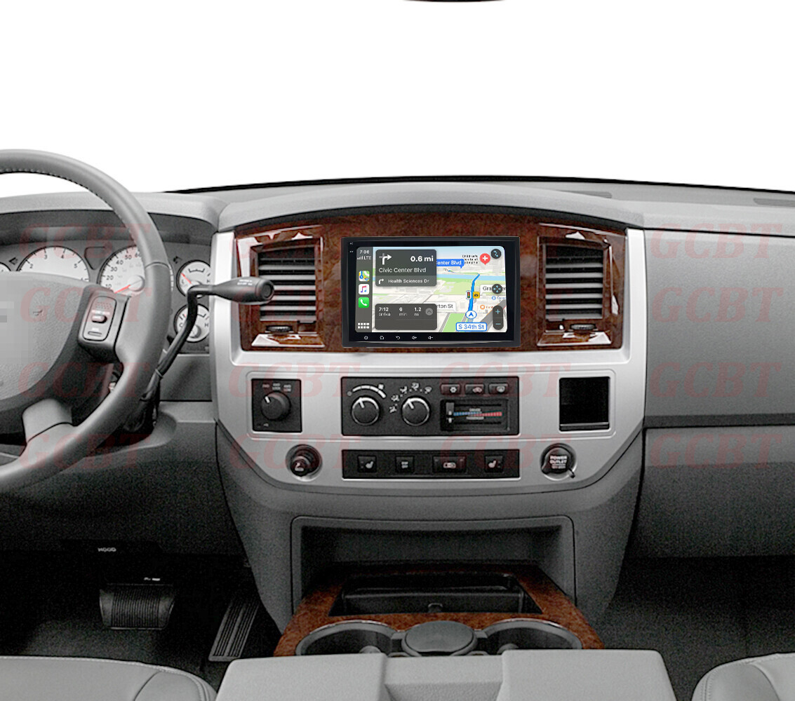 For 2006-2008 Dodge Ram 1500 Apple Carplay Radio Android 13 GPS WIFI W/ Camera