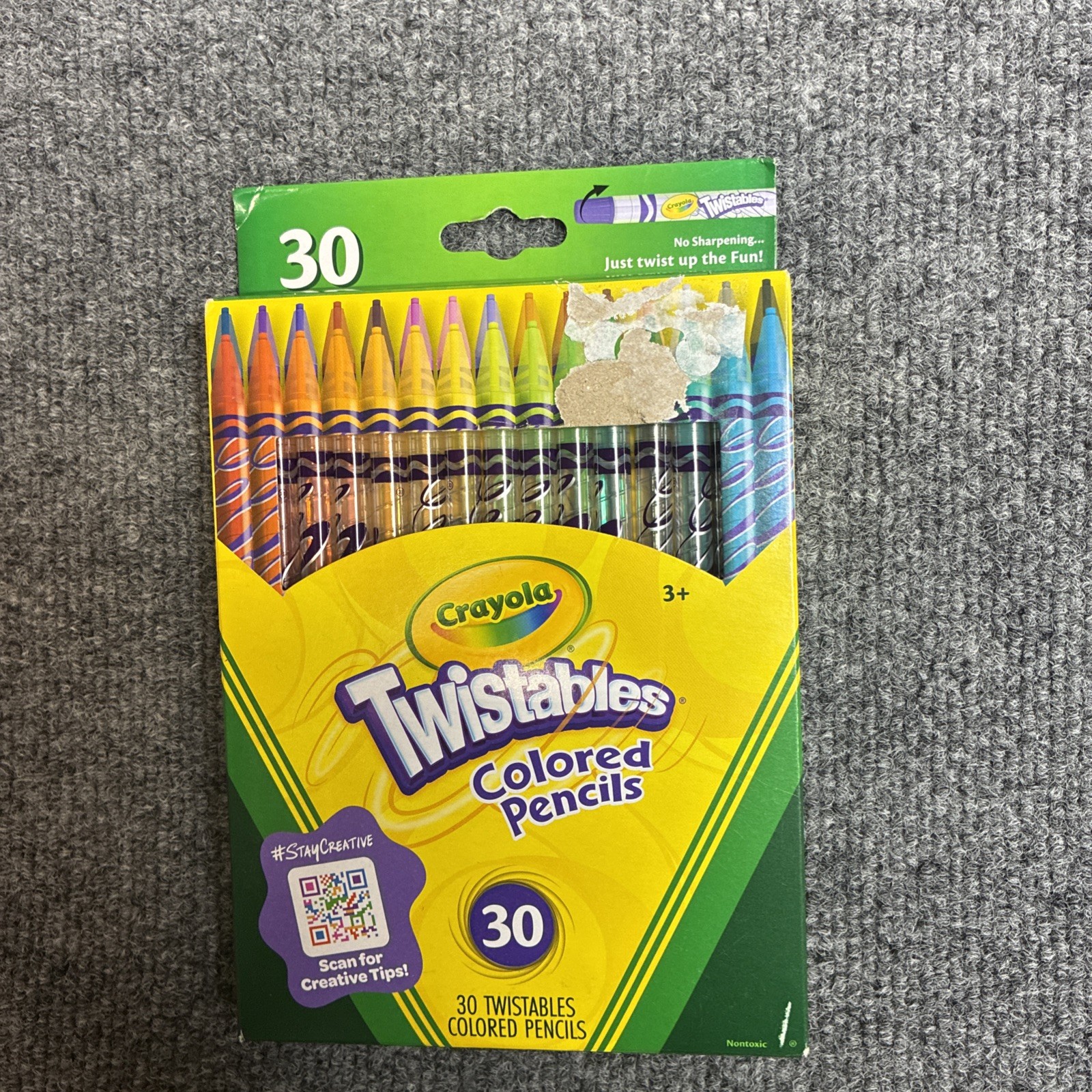 Crayola Twistables Colored Pencils 30-Color Set Made in Korea Crayola Twistables Colored Pencils 30-Color Set Made in Korea