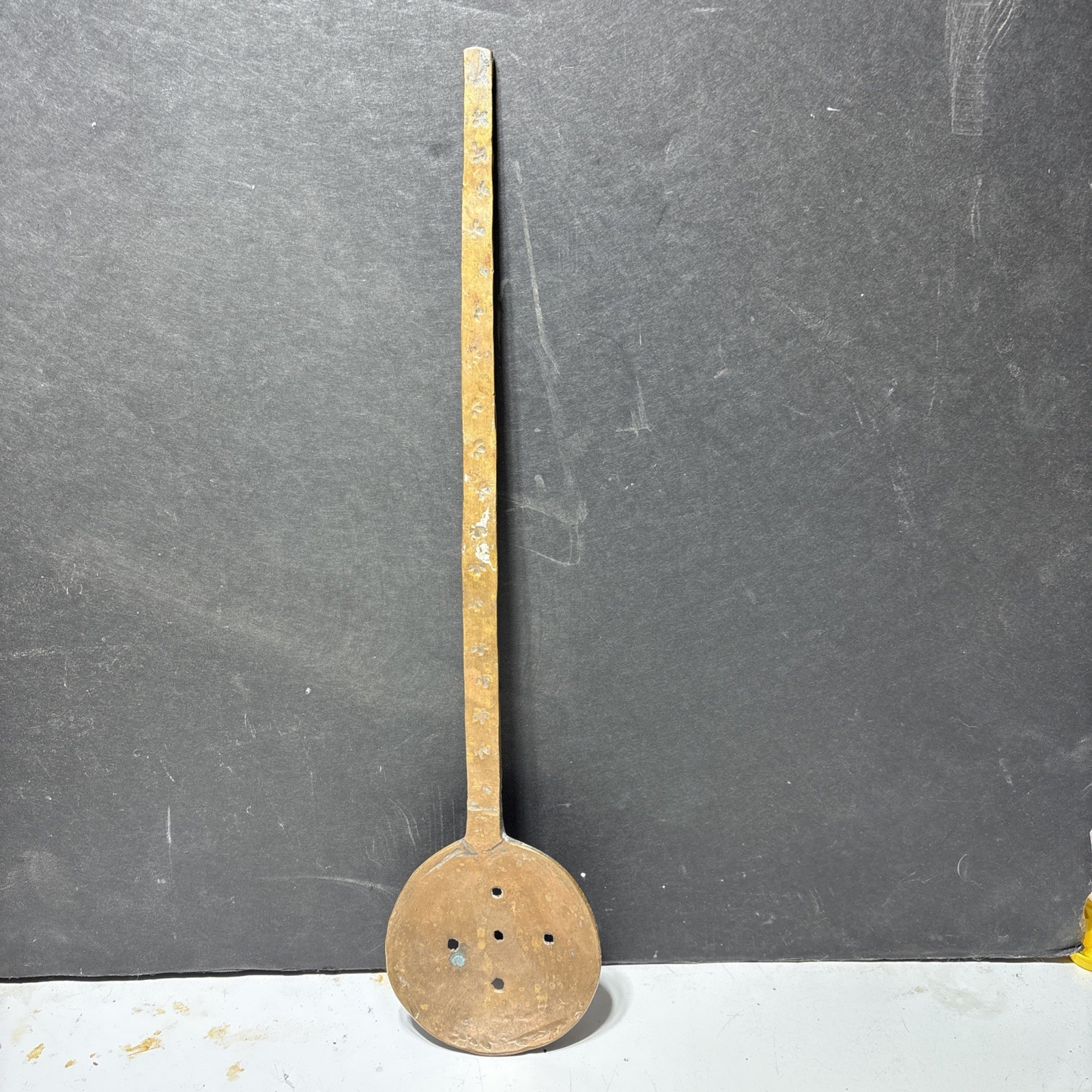 Early 18th Century Copper Skimmer, ref. Neumann, Beautiful Early 18th Century Copper Skimmer, ref. Neumann, Beautiful