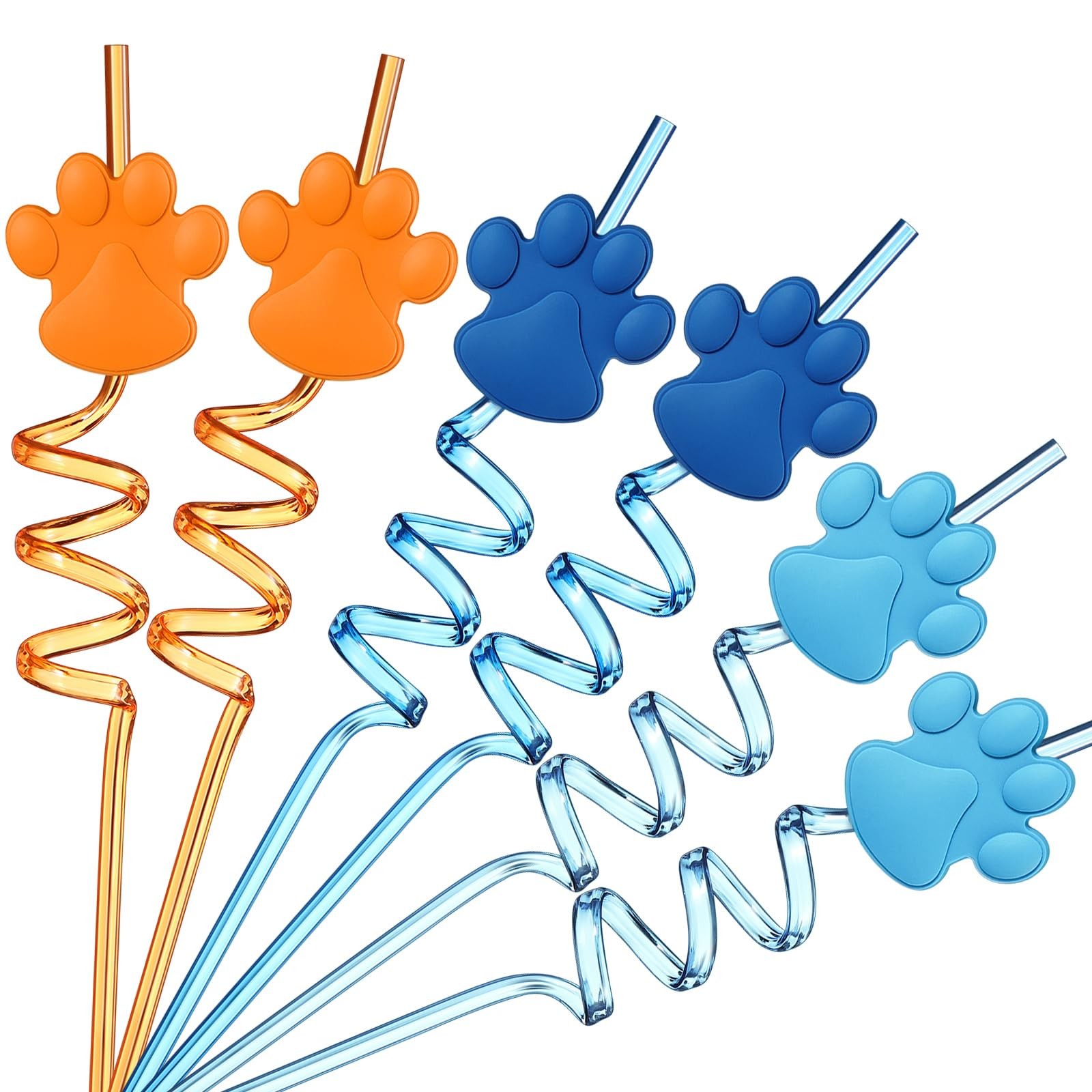 Baderke 24 Pcs Blue 10.5 inches/ 26.67 cm, orange, dark blue and light Baderke 24 Pcs Blue 10.5 inches/ 26.67 cm, orange, dark blue and light