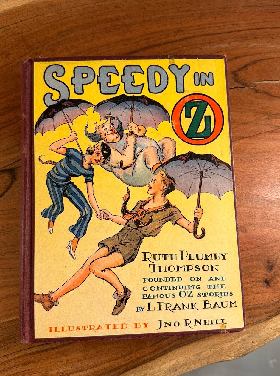 Vintage 1934 Speedy in Oz Hardcover Book - Early Reprint Edition