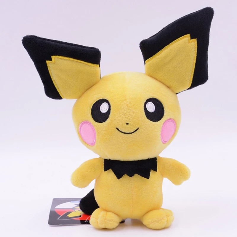 20cm Kawaii Pichu & Pikachu Plush Doll Pokémon Stuffed Toy Gift for Kids 20cm Kawaii Pichu & Pikachu Plush Doll Pokémon Stuffed Toy Gift for Kids