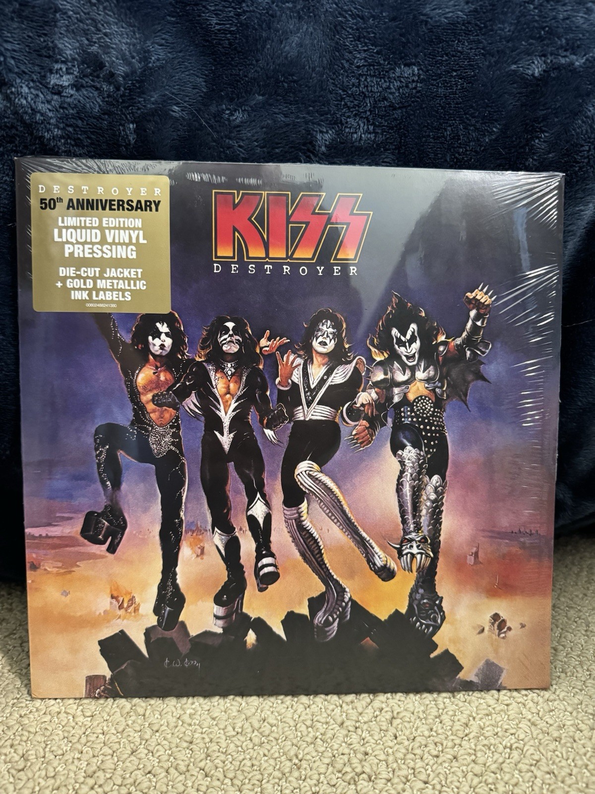 KISS Destroyer 🔥 50th Anniversary Liquid-Filled Vinyl - NEW SEALED - 
