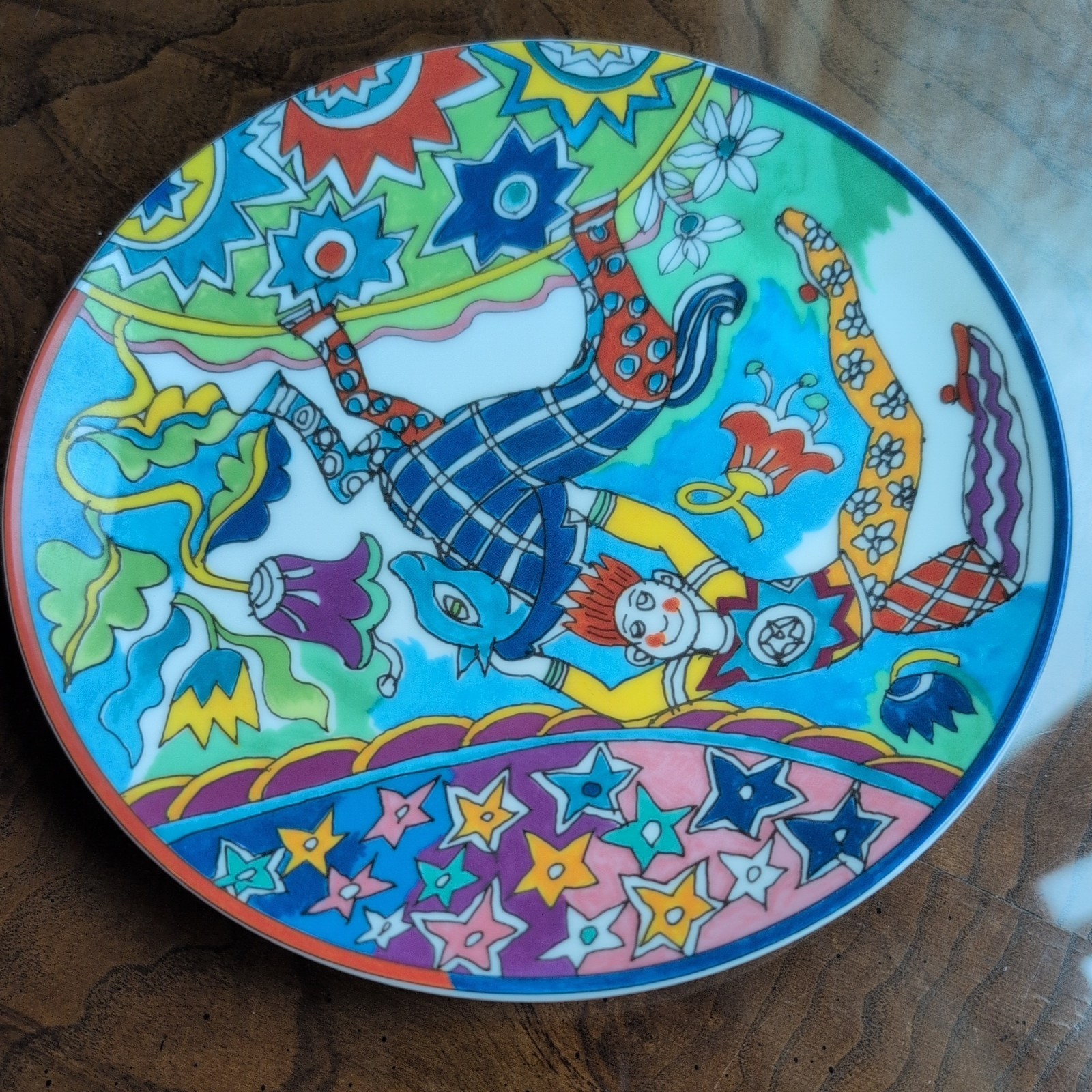 Vintage 1997 Tiffany & Co ‘Fantasy’ Collection by Gene Moore Plate & Cup Set NEW Vintage 1997 Tiffany & Co ‘Fantasy’ Collection by Gene Moore Plate & Cup Set NEW