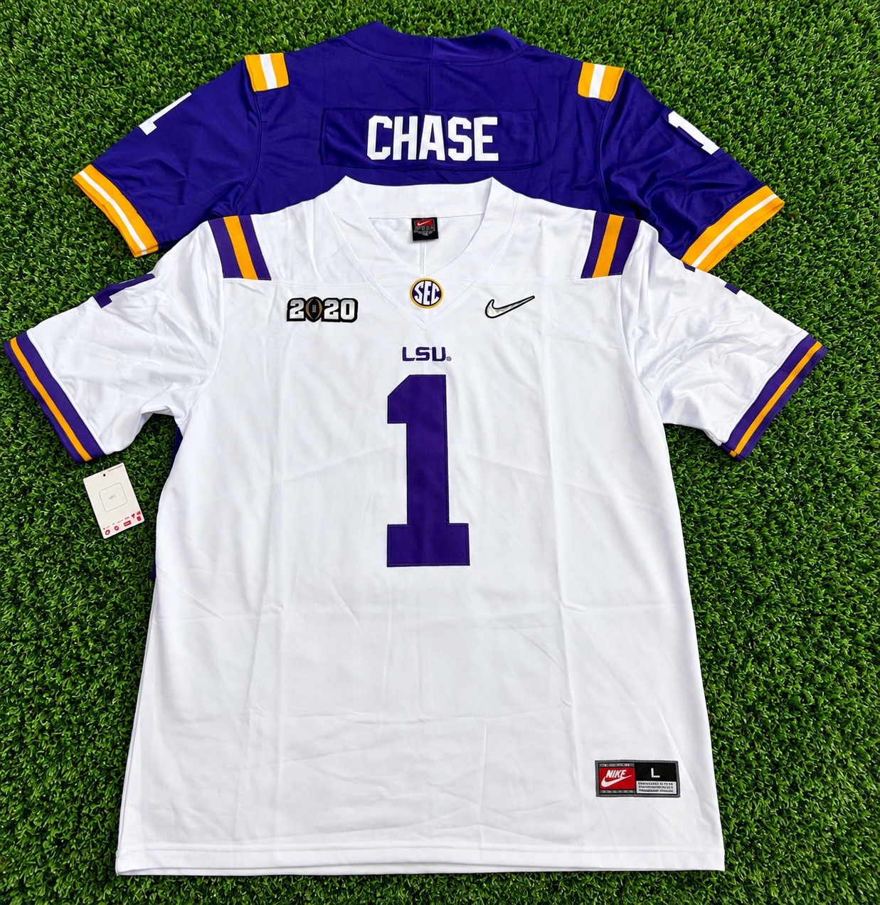 NEW Ja\'Marr Chase LSU Tigers National Championship Jersey SHIPS FAST
