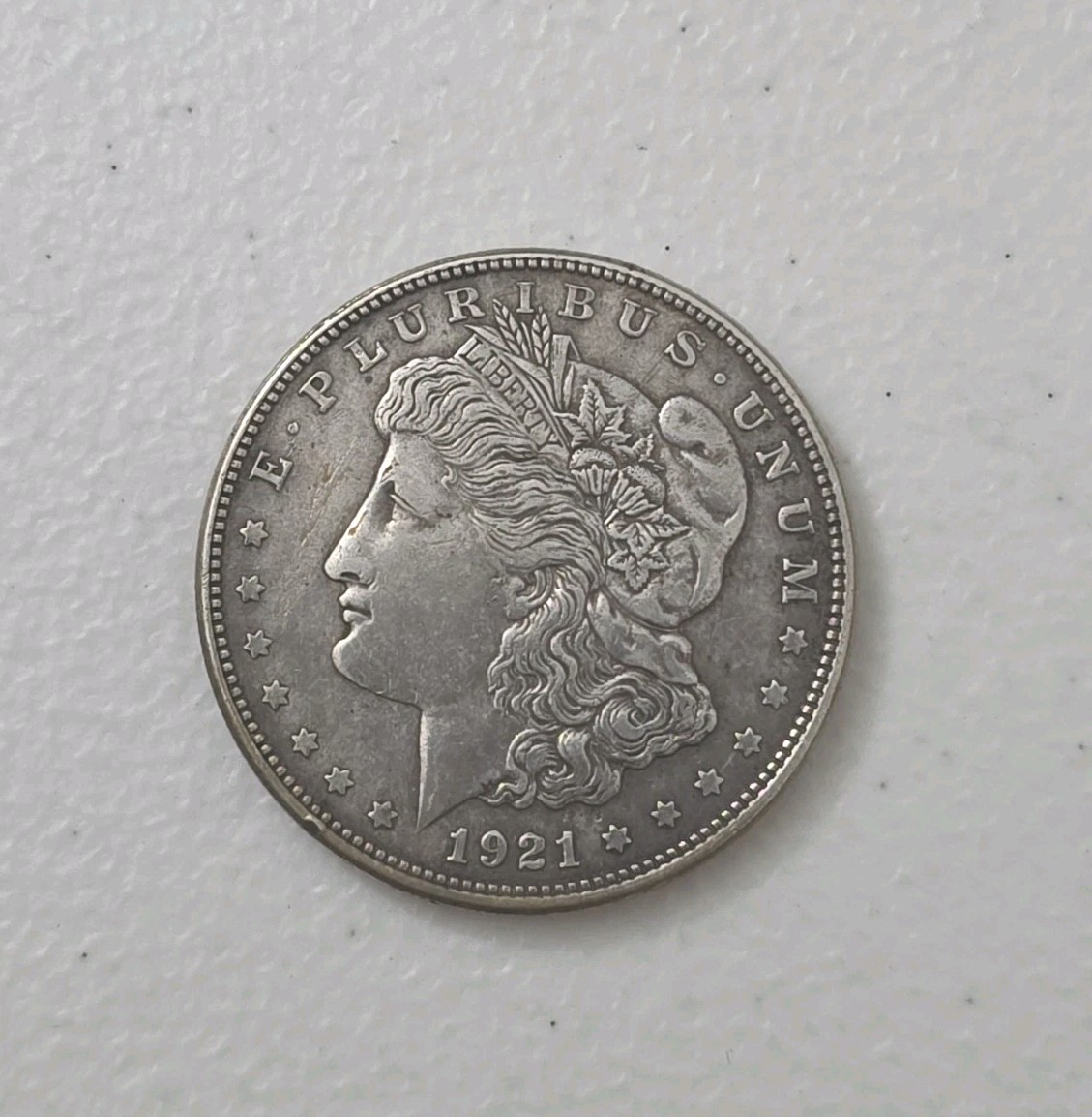 1921-D Morgan Silver Dollar $1 Denver Mint 90% Silver Circulated Coin 1921-D Morgan Silver Dollar $1 Denver Mint 90% Silver Circulated Coin