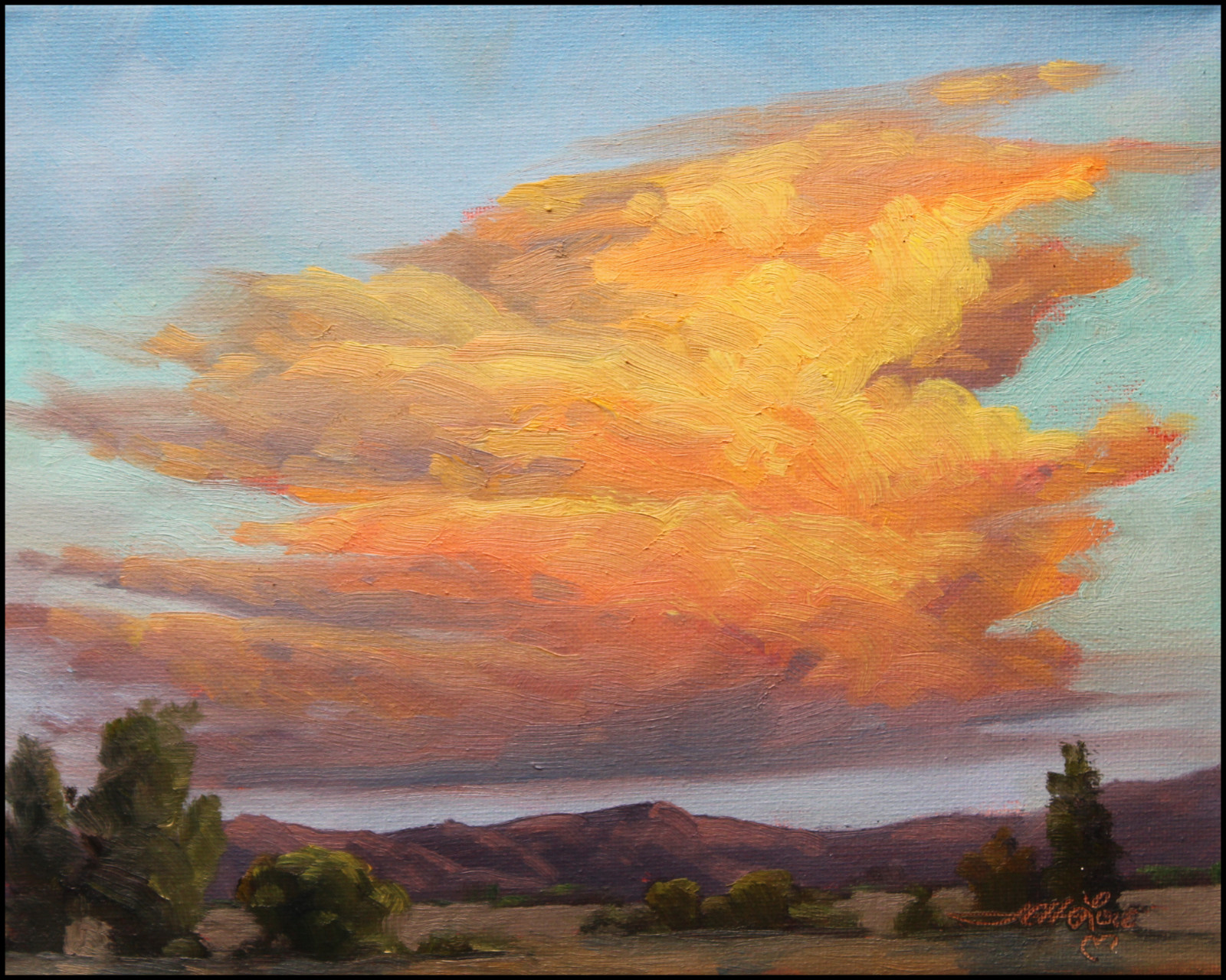 Jeff Love Art Original Oil Painting 8X10\