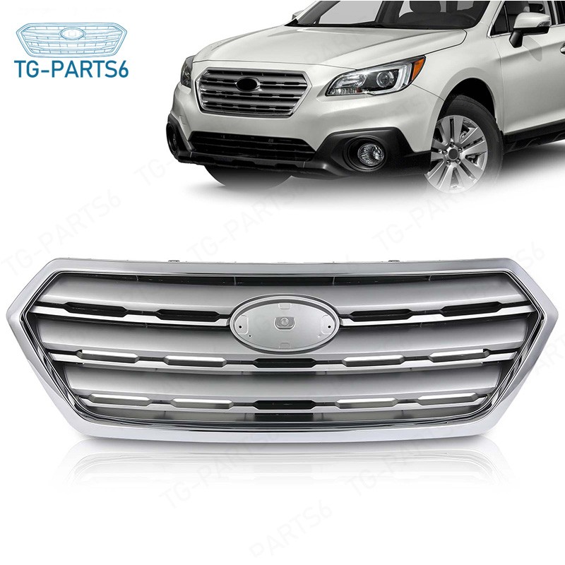 Fit 2015 2016 2017 Subaru Outback Front Bumper Upper Grille Chrome 91121AL05A Fit 2015 2016 2017 Subaru Outback Front Bumper Upper Grille Chrome 91121AL05A