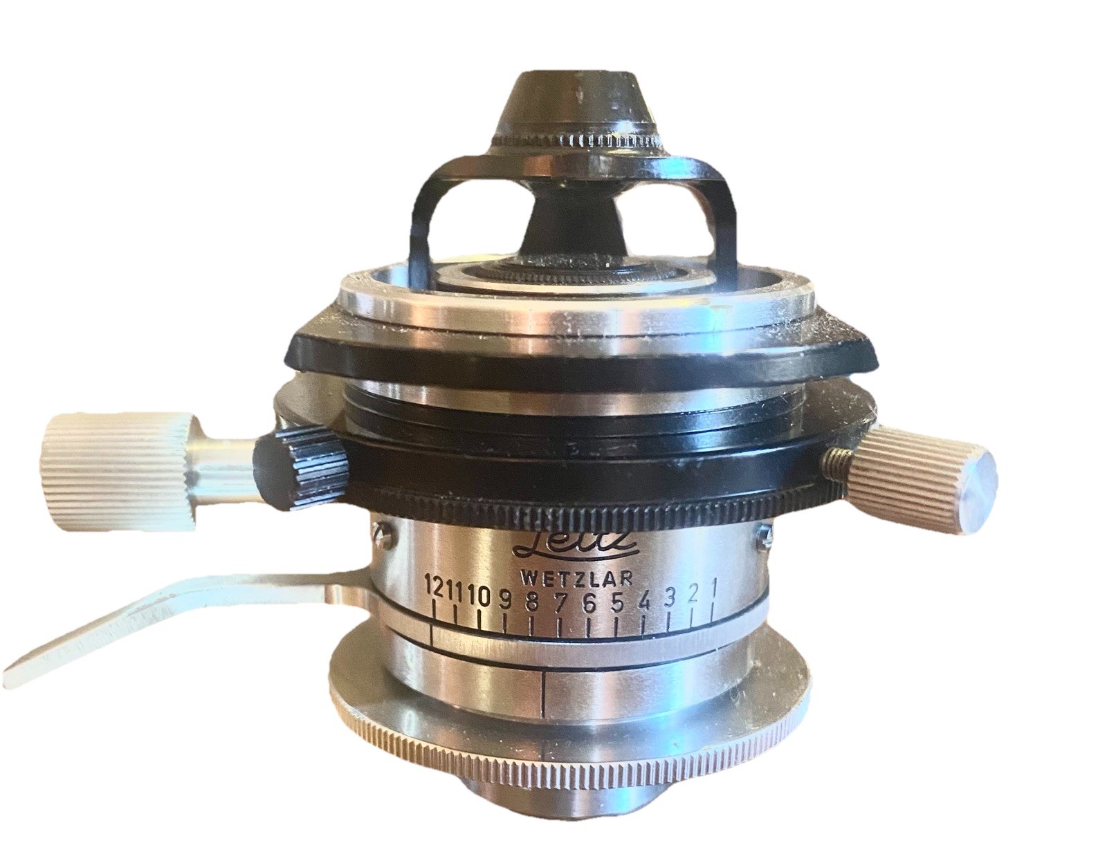 VTG LEITZ (LEICA) BEREK WETZLAR MICROSCOPE CONDENSER FOR ORTHOPLAN ORTHOLUX LENS