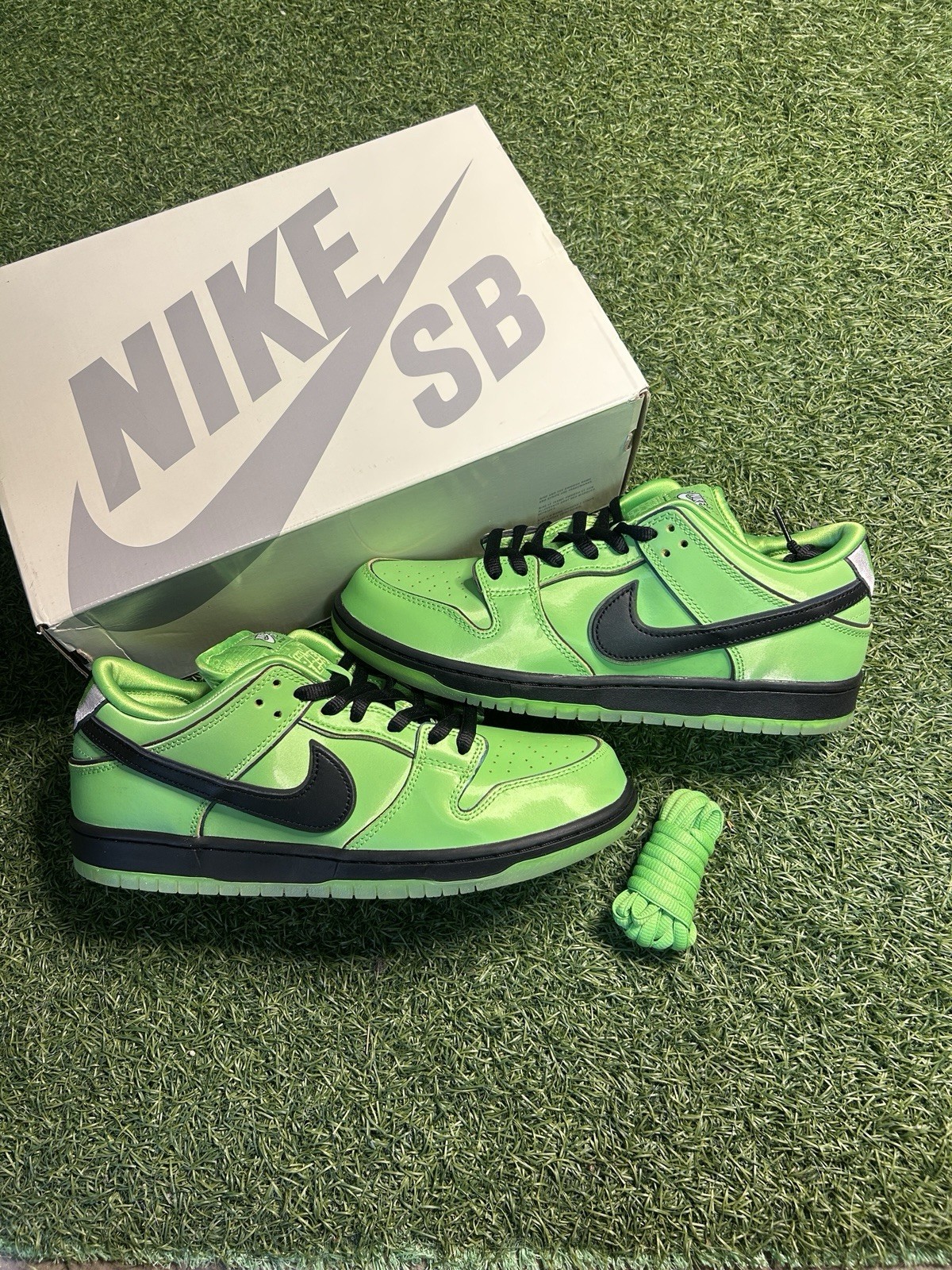 Size 10 - The Powerpuff Girls x Nike Dunk Pro SB QS Low Buttercup VNDS