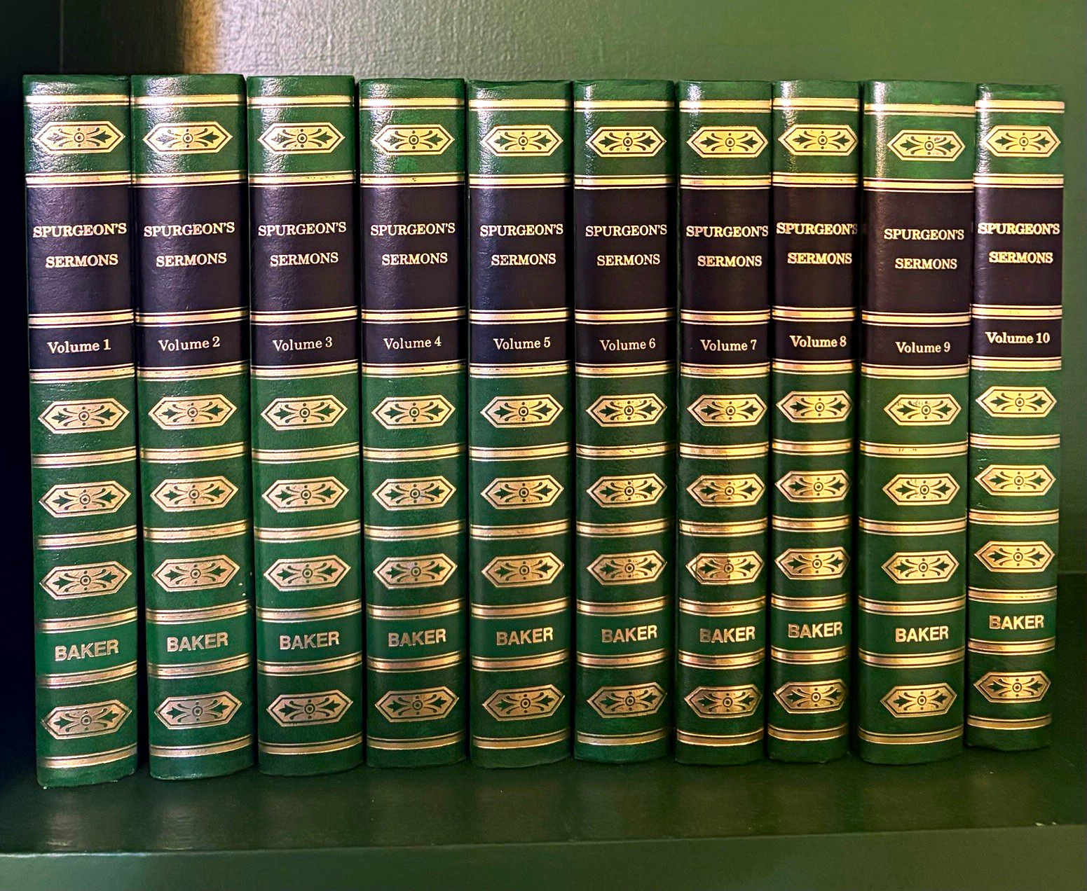 Spurgeon’s Sermons Volumes 1-10 Complete Set C.H. Spurgeon Baker Hardcover Spurgeon’s Sermons Volumes 1-10 Complete Set C.H. Spurgeon Baker Hardcover