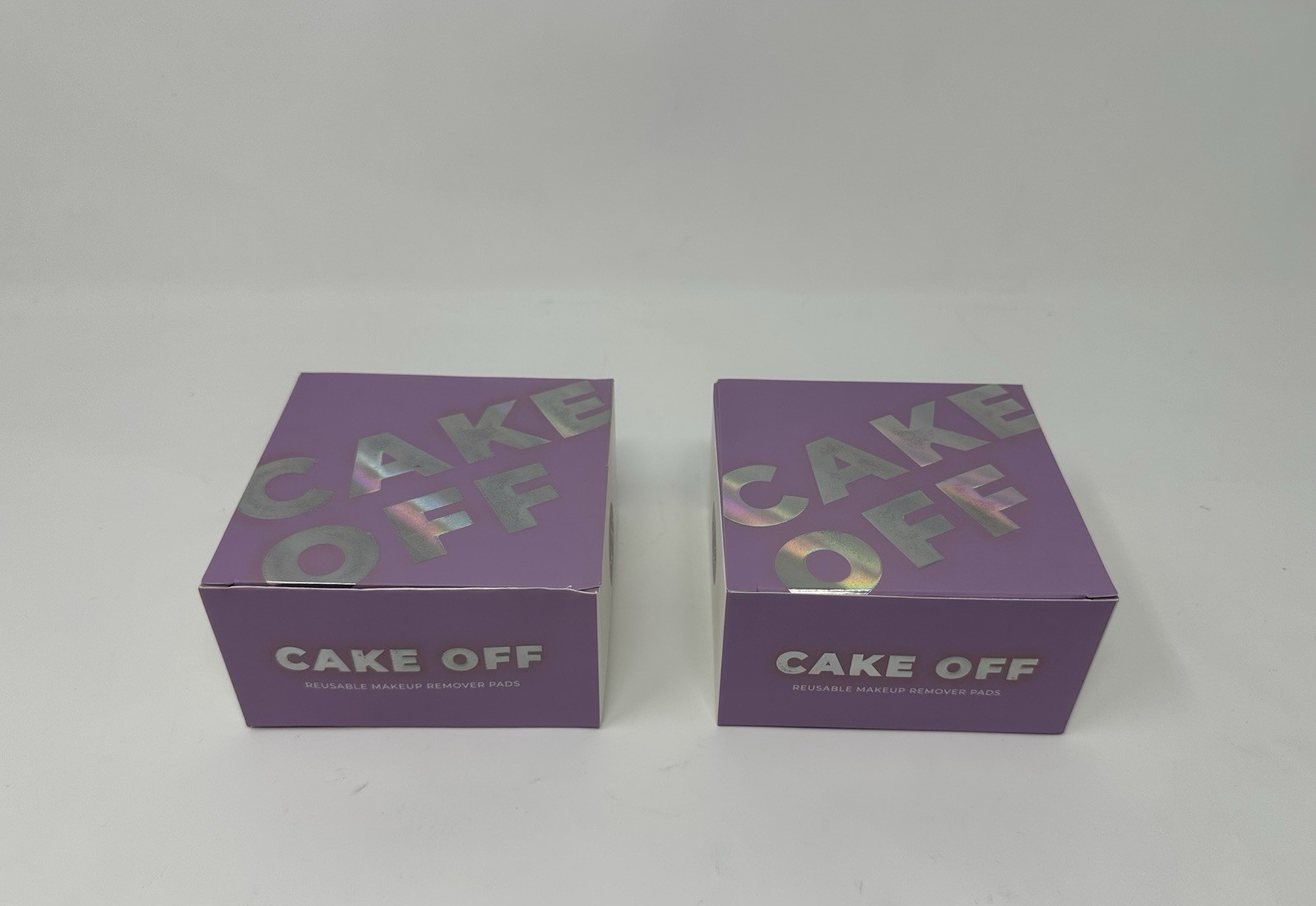 (6) Cake Off Super Sponge, Reusable Makeup Remover Pads, 2 Boxes of 3 Pads