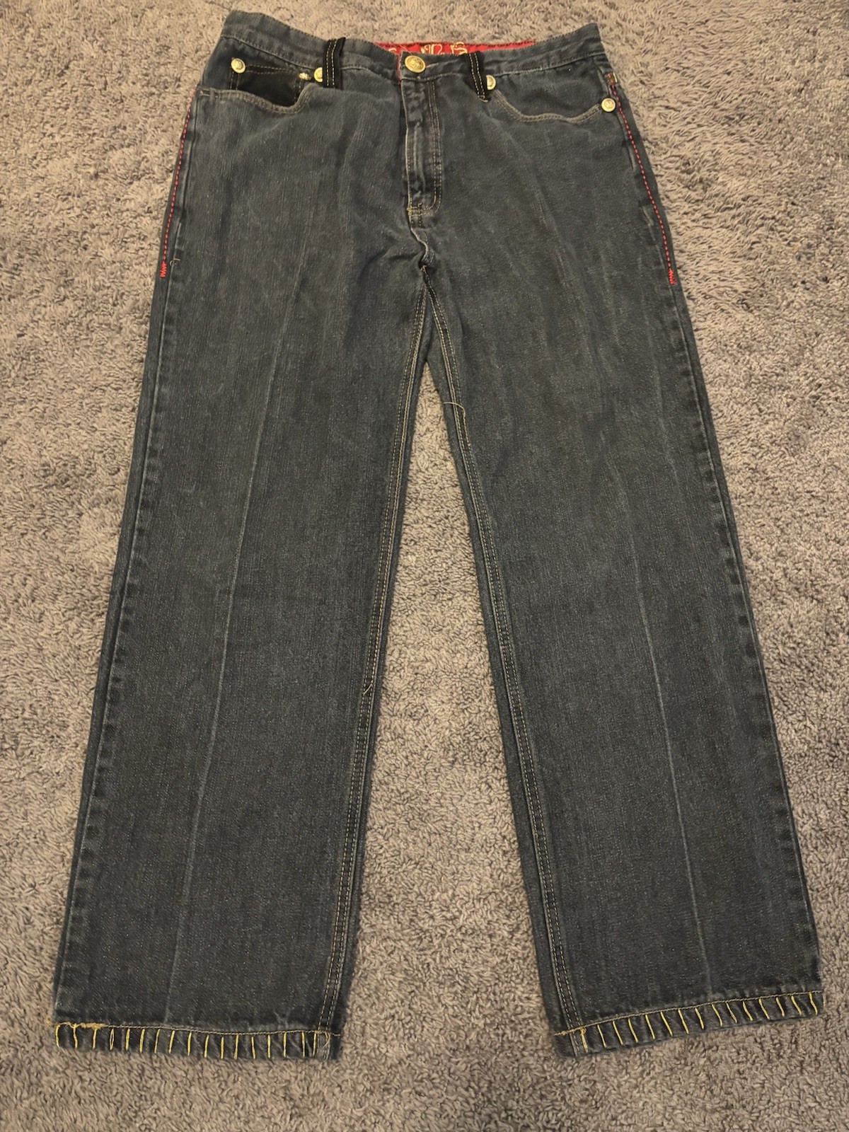 Vintage/Y2K RARE Crown Holder Embroidered & Embellished Jeans Size: 36 # 0132 Vintage/Y2K RARE Crown Holder Embroidered & Embellished Jeans Size: 36 # 0132