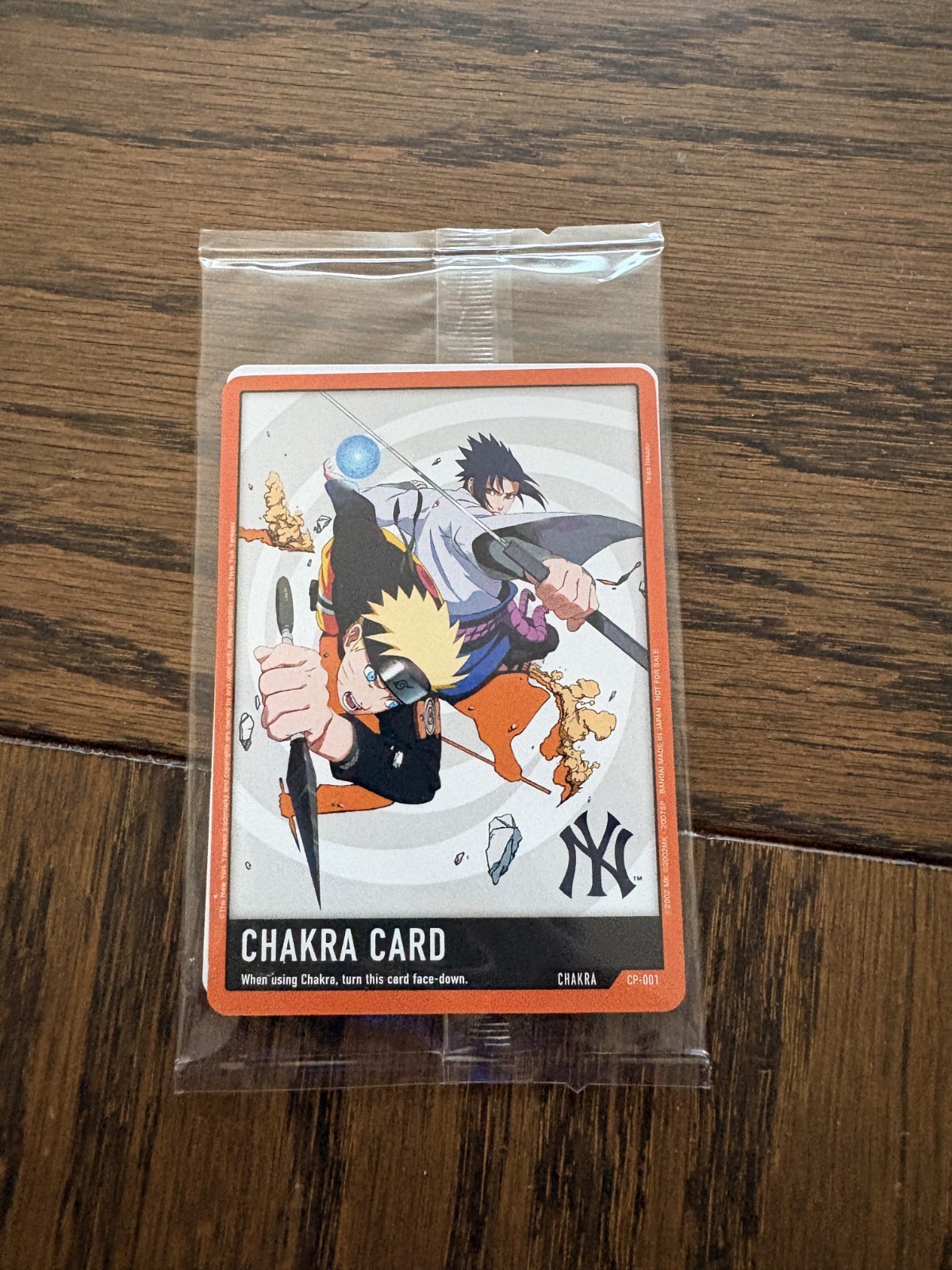2026 Naruto x NY Yankees CP-001 Chakra Card Yankee Stadium Promo Sealed 2026 Naruto x NY Yankees CP-001 Chakra Card Yankee Stadium Promo Sealed