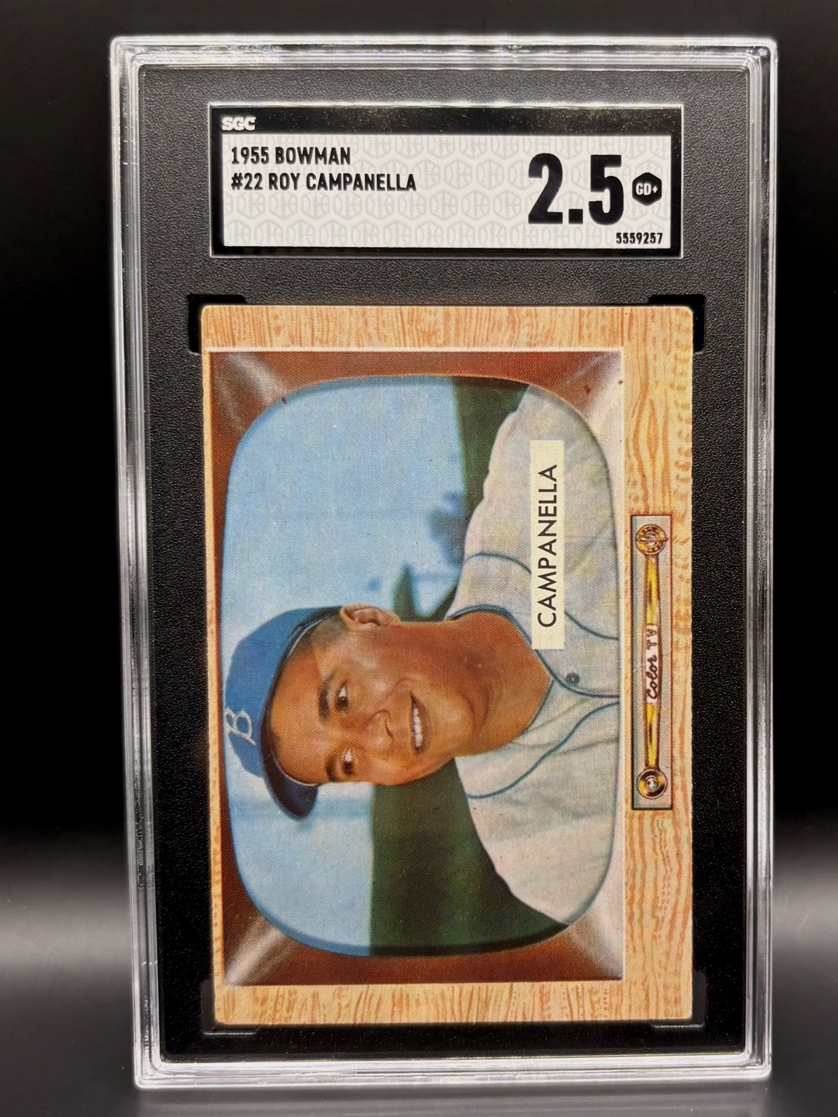 1955 Bowman - Roy Campanella #22 Well Centered Good Color SGC 2.5