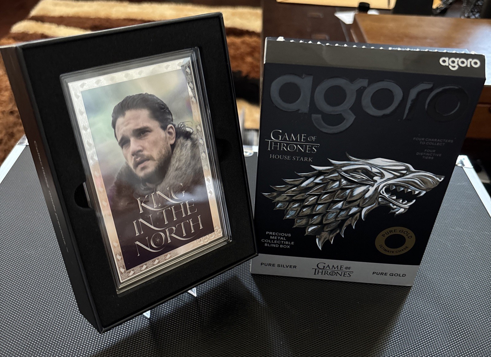 2026 Agoro Game of Thrones Jon Snow Tier 2 5g .999 Silver Foil #572/600