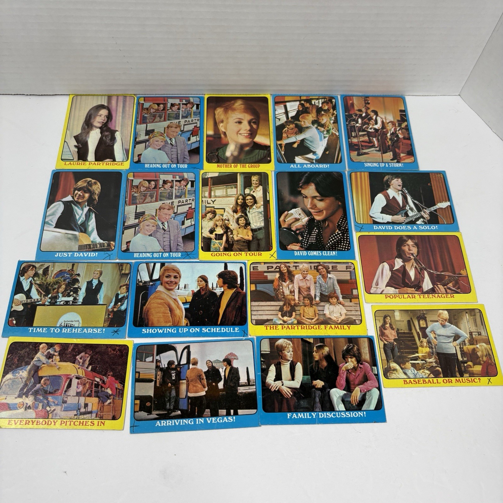 vintage 1971 Topps The Partridge Family trading cards LOT OF 18