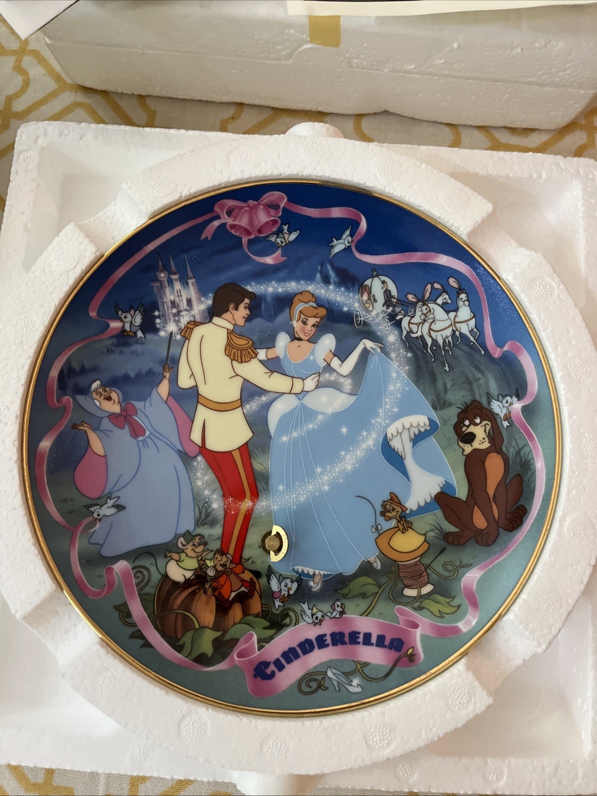 Disney “Cinderella’s Wish Come True” Bradford Exchange Musical Collector’s Plate
