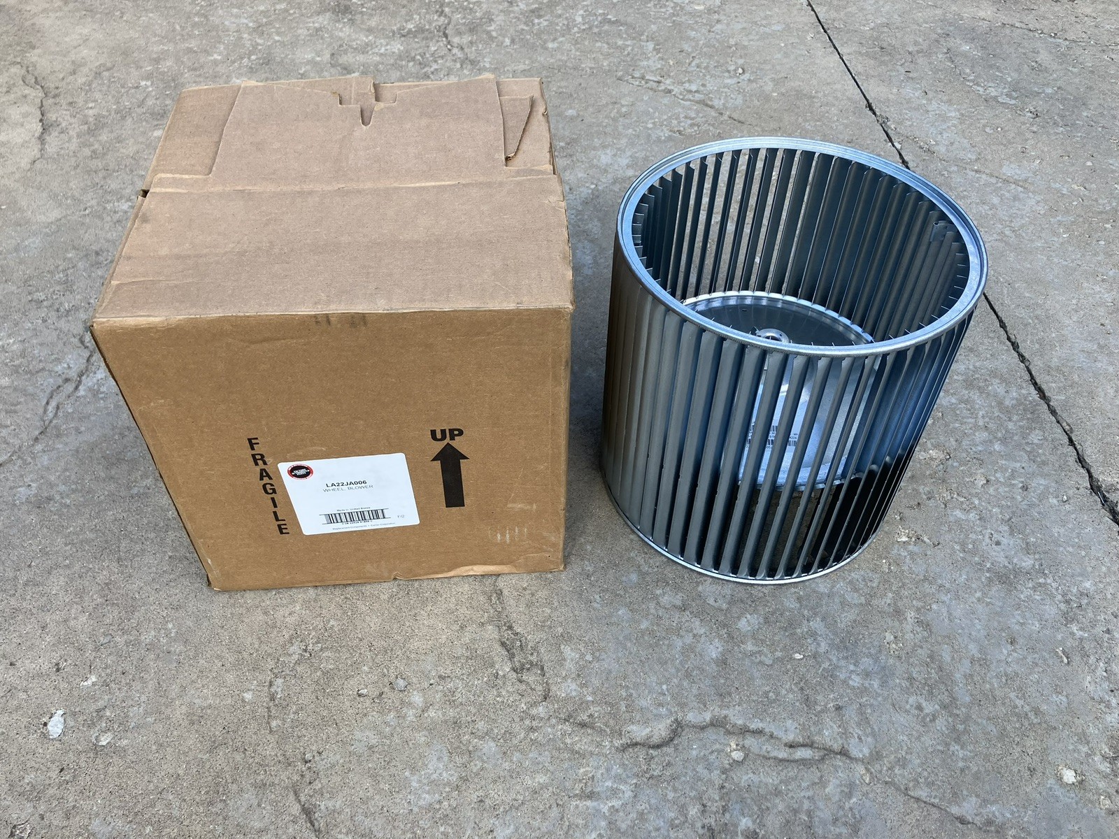 Carrier Factory Auth. Parts LA22JA006 Blower Wheel Bore 1/2\