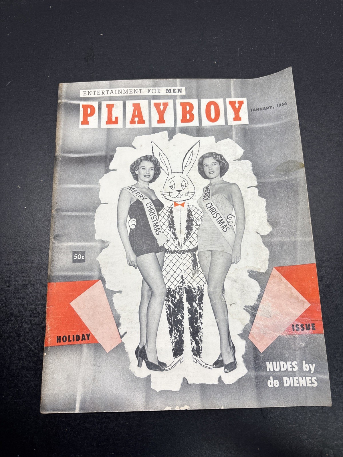 Vintage Playboy Magazine January 1954 Original RARE Early Issue Collectible