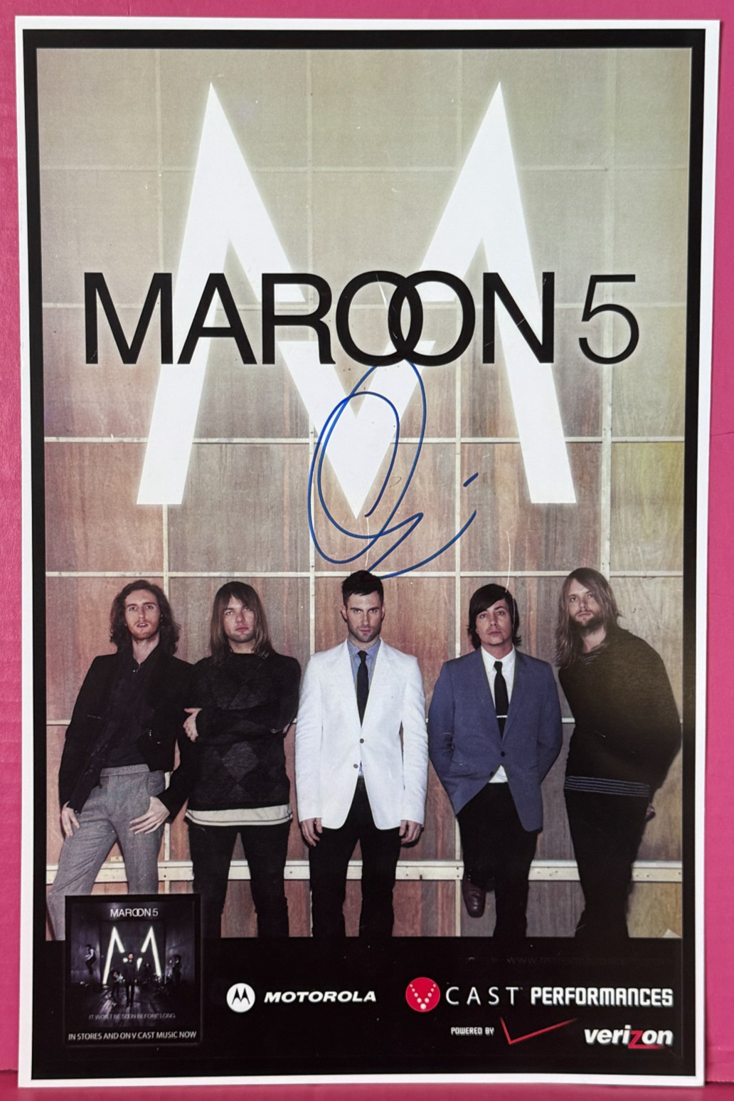 Maroon 5 - Adam Levine - Signed 11 x17 Music Poster w Cert of Auth and Free Del