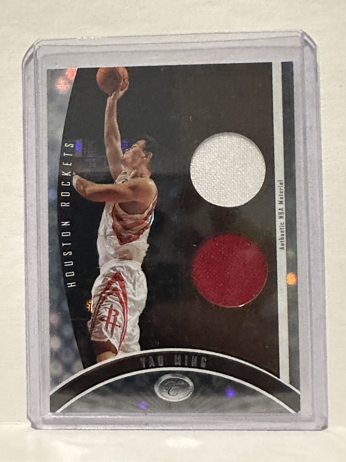 2006-07 Bowman Elevation - Executive Level Dual Relics Yao Ming #ELDR-YM /99...