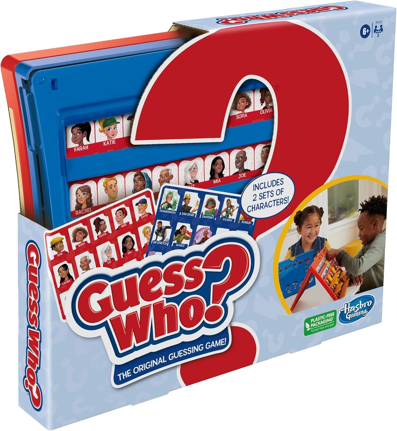 Hasbro Gaming Guess Who? Original,Easy to Load Frame,Double-Sided Hasbro Gaming Guess Who? Original,Easy to Load Frame,Double-Sided
