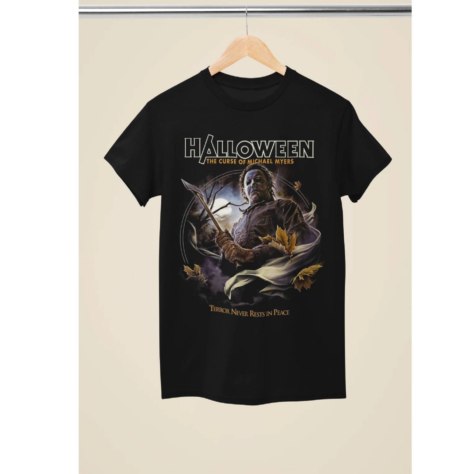 Halloween The Curse of Michael Myers Graphic T-Shirt -FREESHIPS