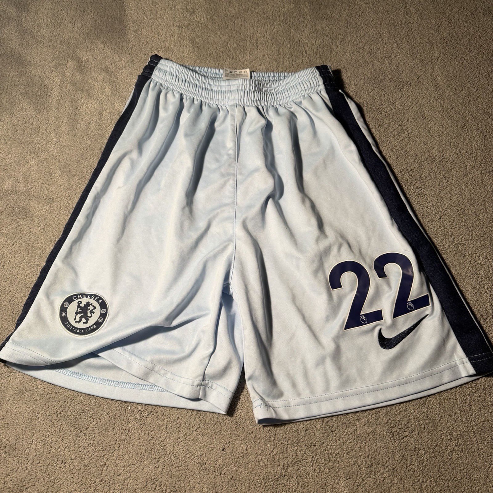 Nike Chelsea FC 2020/21 Away Football Shorts Soccer 22 Hakim Ziyech Soccer Large