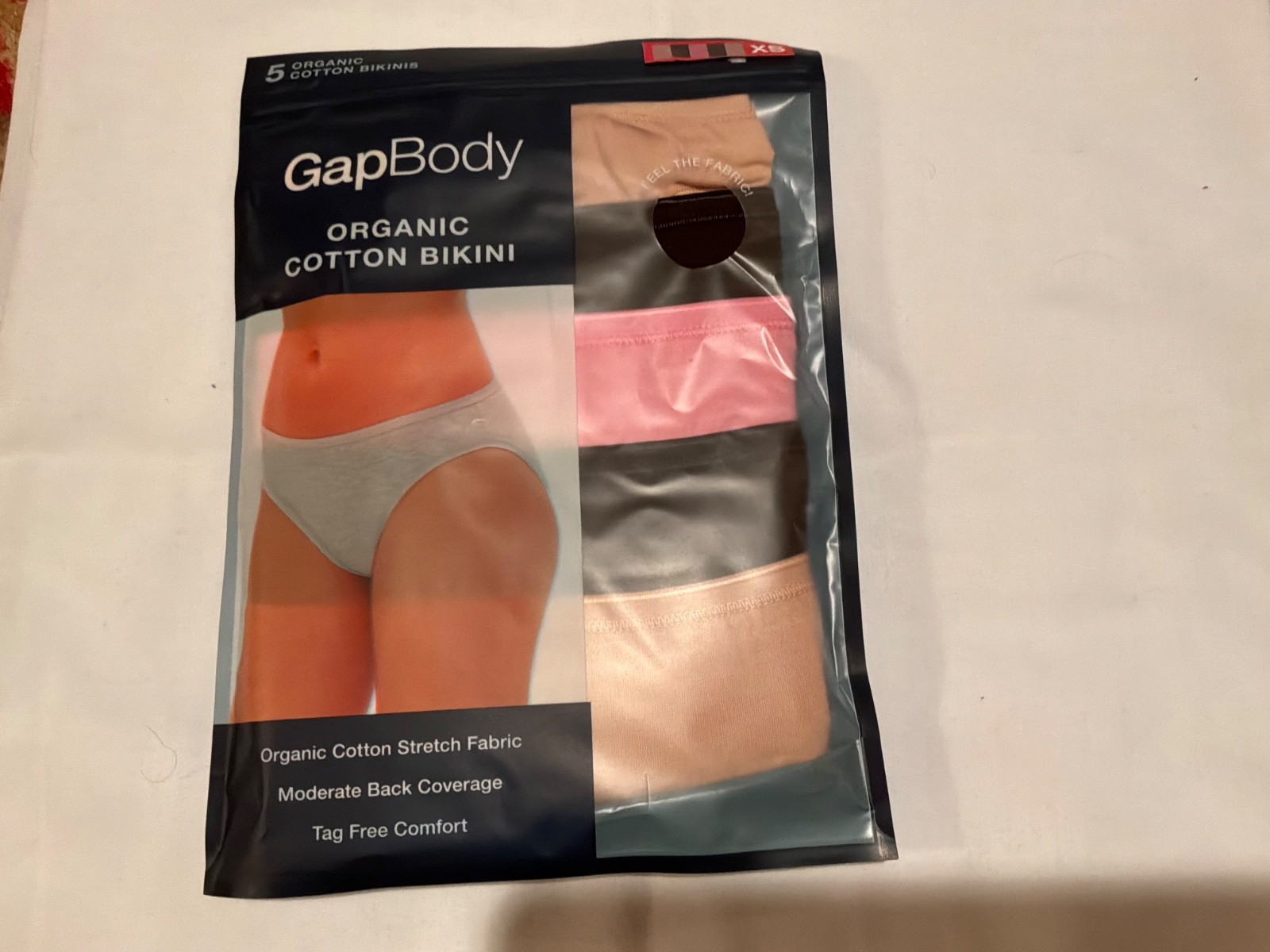 Gapbody Organic Cotton Bikini 5 Pack Small Size Basic Series Gapbody Organic Cotton Bikini 5 Pack Small Size Basic Series
