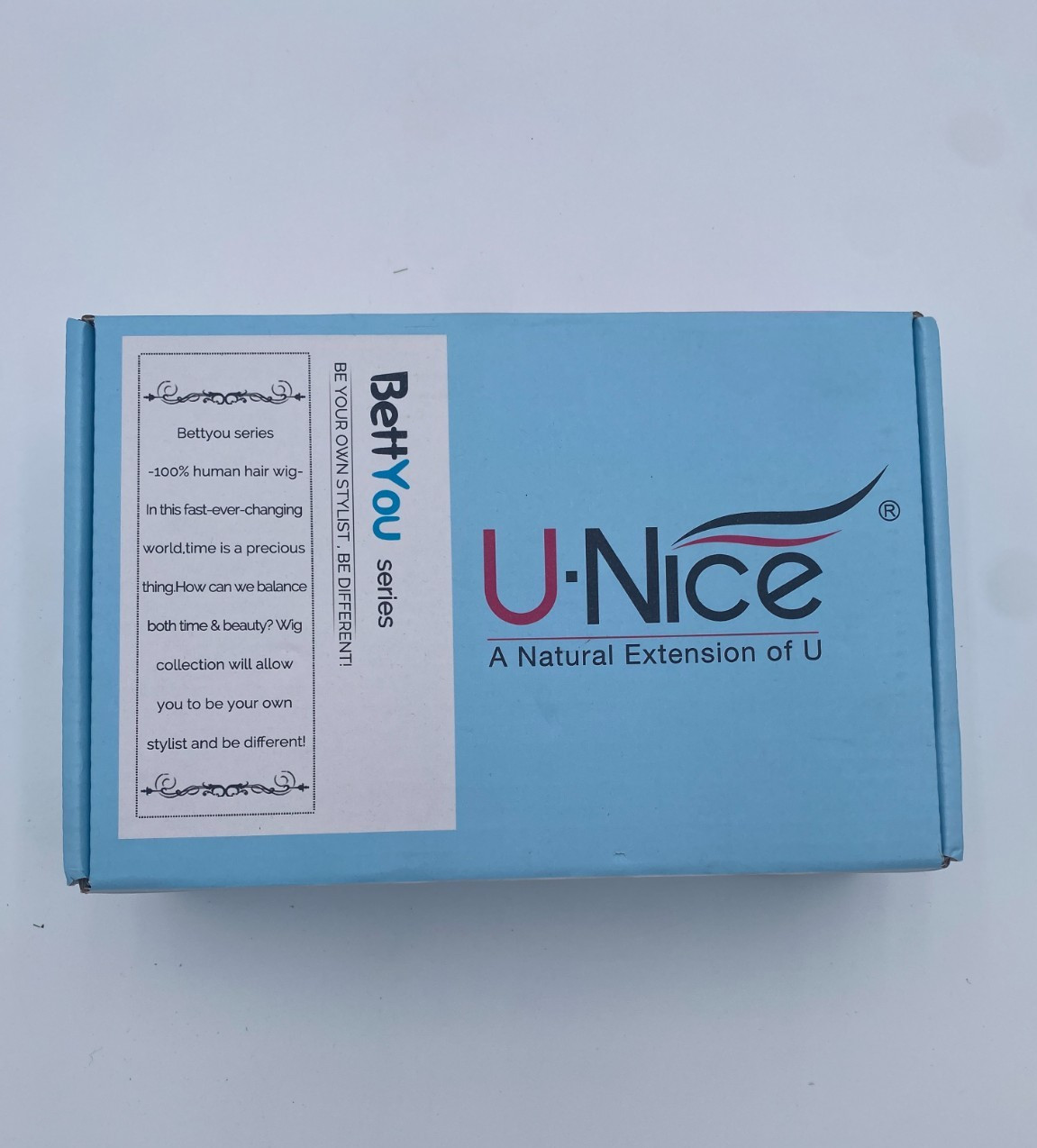 Unice Black with Brown Highlights 100% Human Hair Series Wig