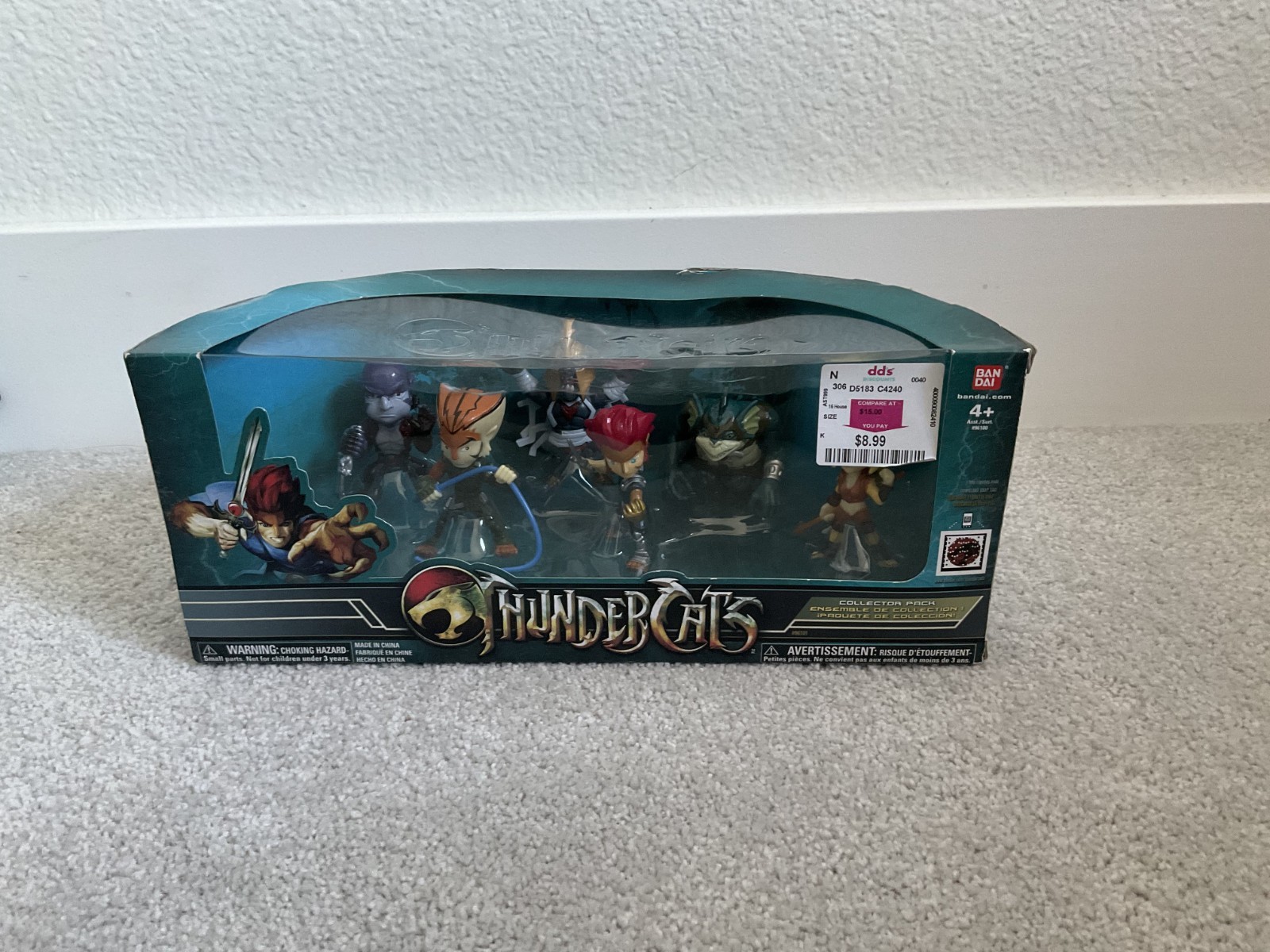 Brand New Bandai Thundercats Collector Pack 2011 6x Action Figures