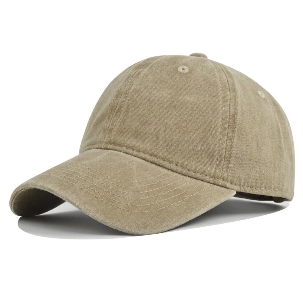 Unisex Vintage Washed Cotton Baseball Cap Distressed Adjustable Classic Low Prof Unisex Vintage Washed Cotton Baseball Cap Distressed Adjustable Classic Low Prof
