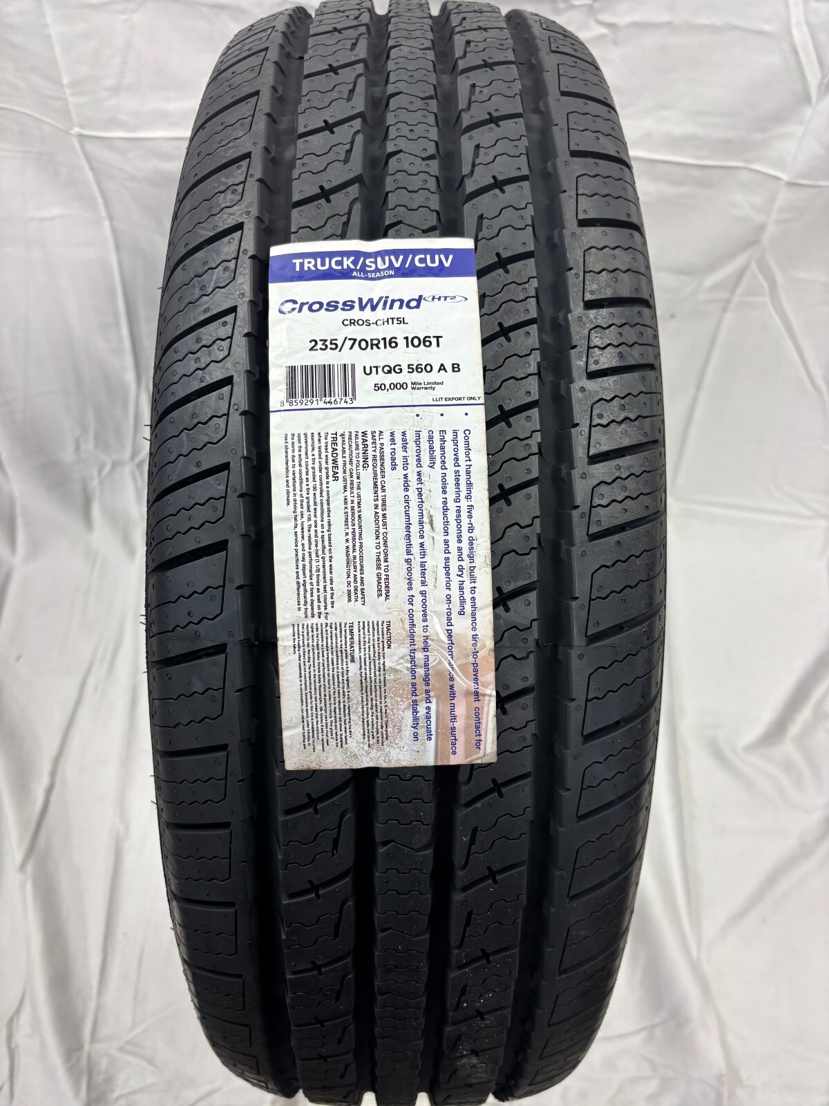 2 (Two) New Crosswind HT2- P235/70R16 Tires 235 70 R16 2357016