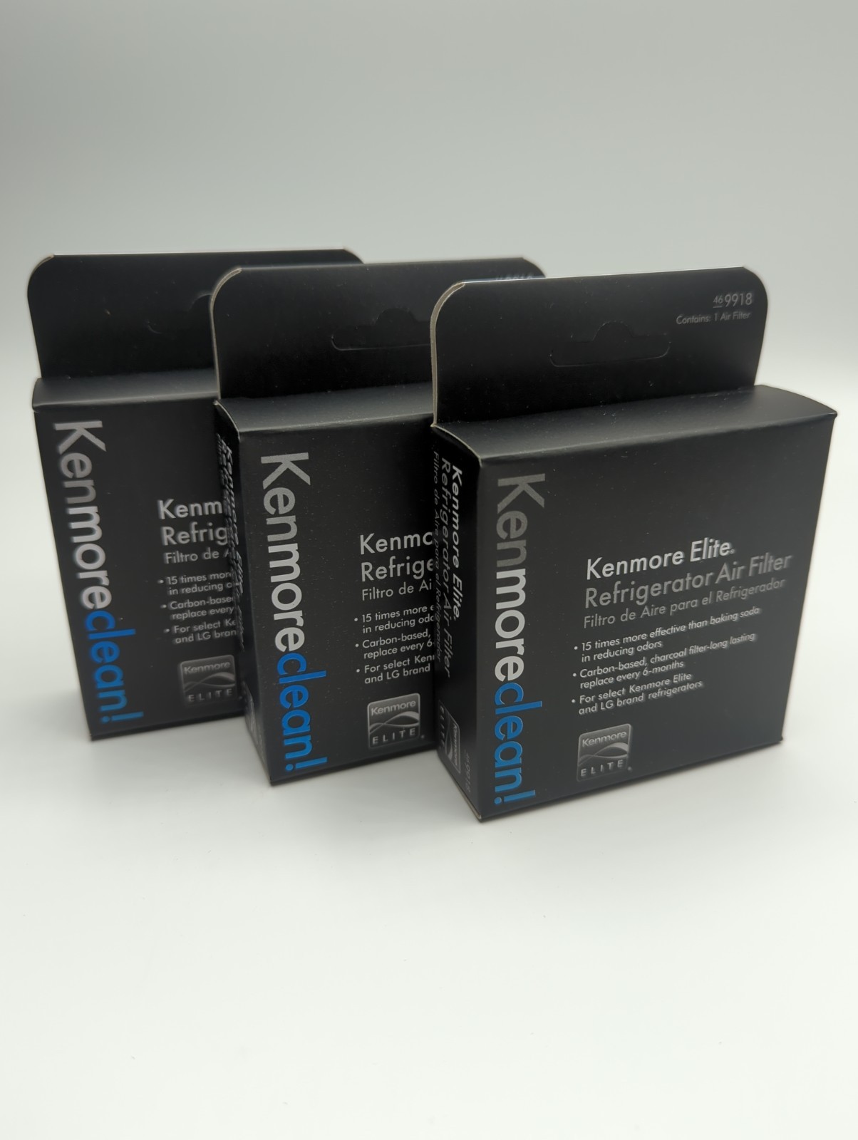 3 Pack Kenmore Elite 9918 Replacement Refrigerator Air Filter