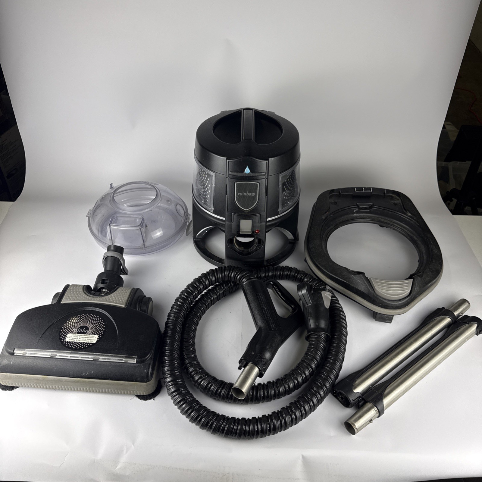 Rainbow E2 Type 12 Canister Vacuum Cleaner With Hose Wand & Canister Tested Rainbow E2 Type 12 Canister Vacuum Cleaner With Hose Wand & Canister Tested