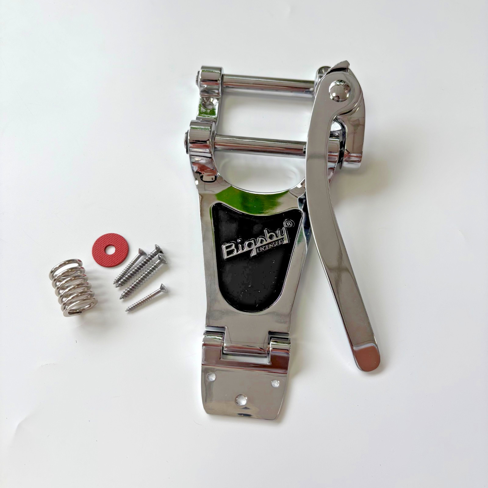 B70 Style Bigsby Vibrato Tailpiece Chrome For Les Paul SG Jazz Guitar US Ship
