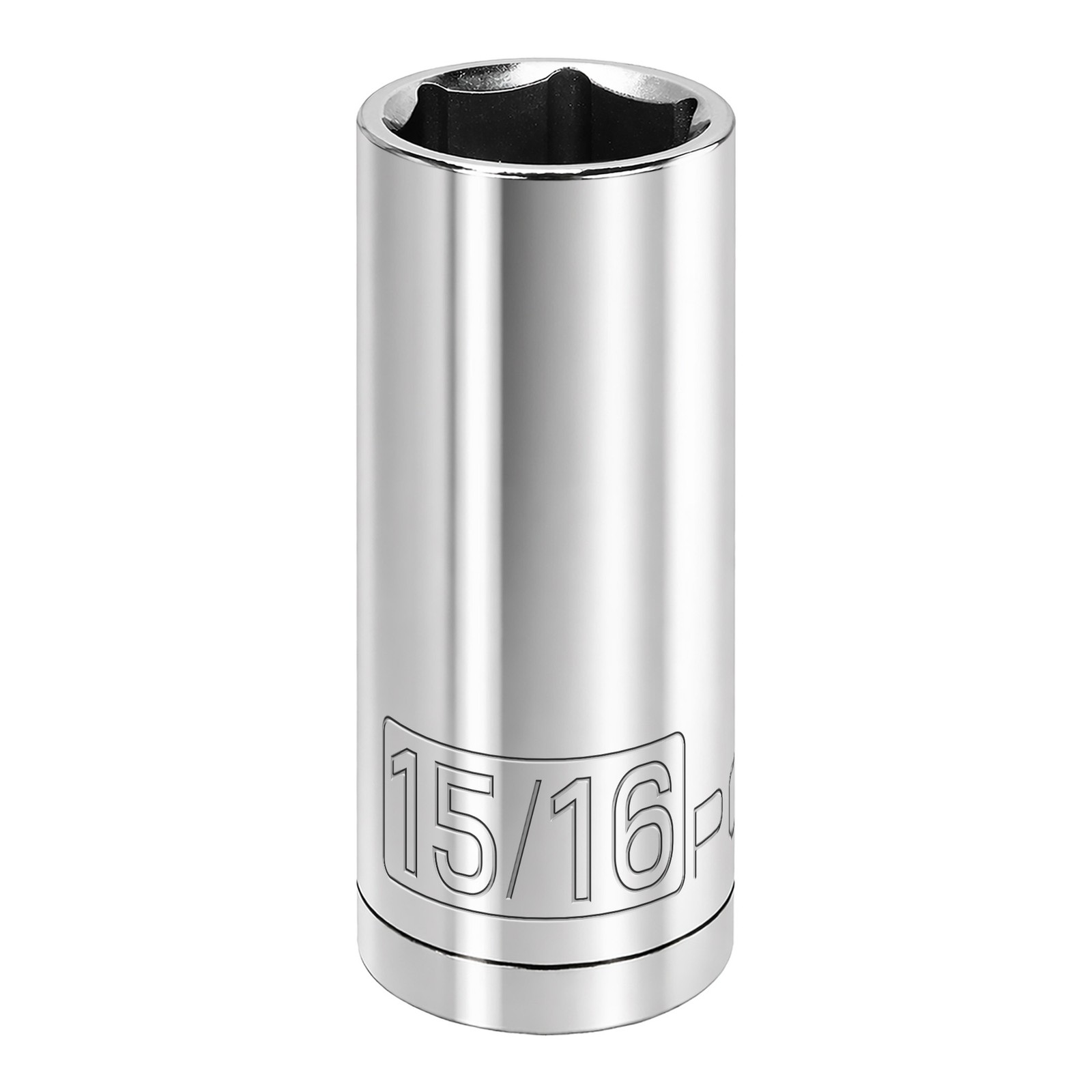 Powerbuilt 1/2 Inch Drive x 15/16 Inch 6 Point Deep Socket - 642206