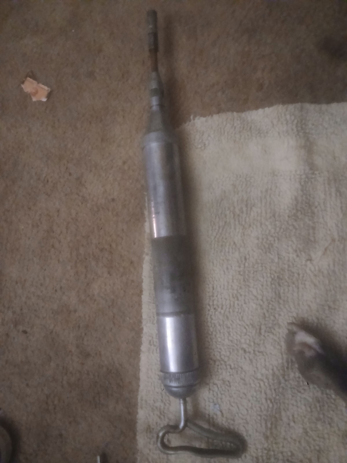 vintage Stewart-Warner Alemite hydraulic grease gun, vintage Stewart-Warner Alemite hydraulic grease gun,