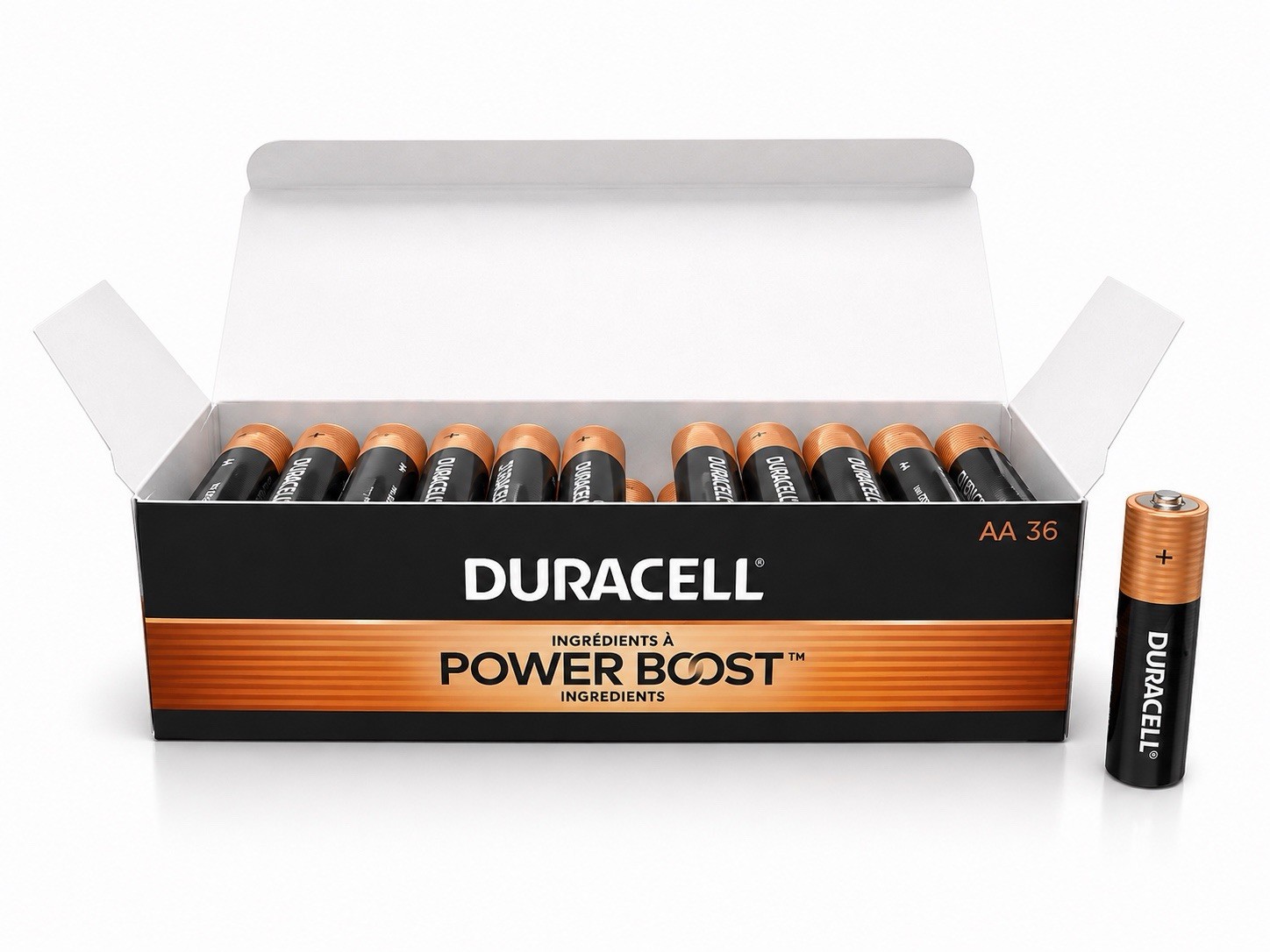 36 Pack Duracell PowerBoost AA Batteries 1.5V
