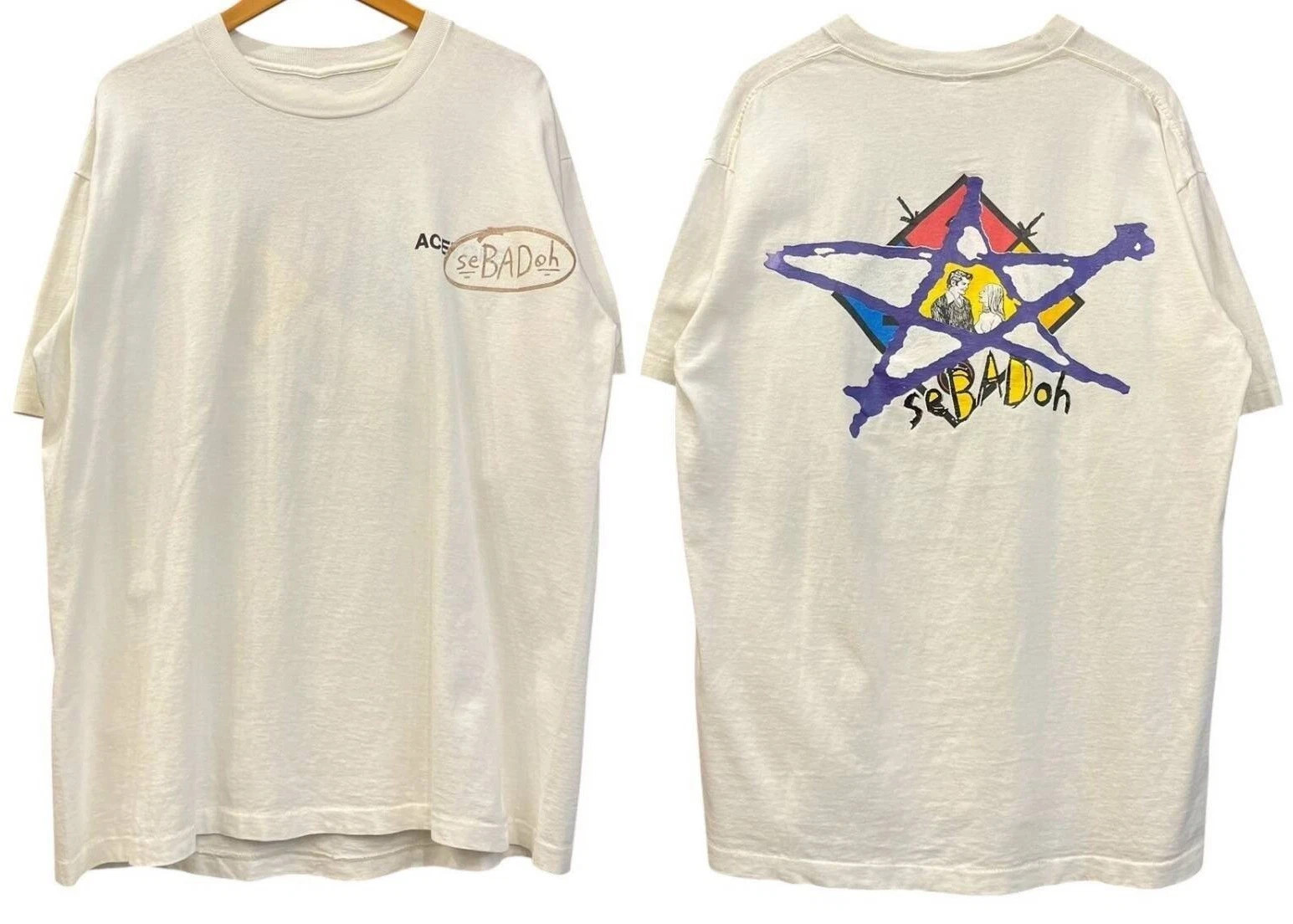 Sebadoh Band 2 Sides 90s Style Tee Shirt Cotton White Unisex S-5XL AO33
