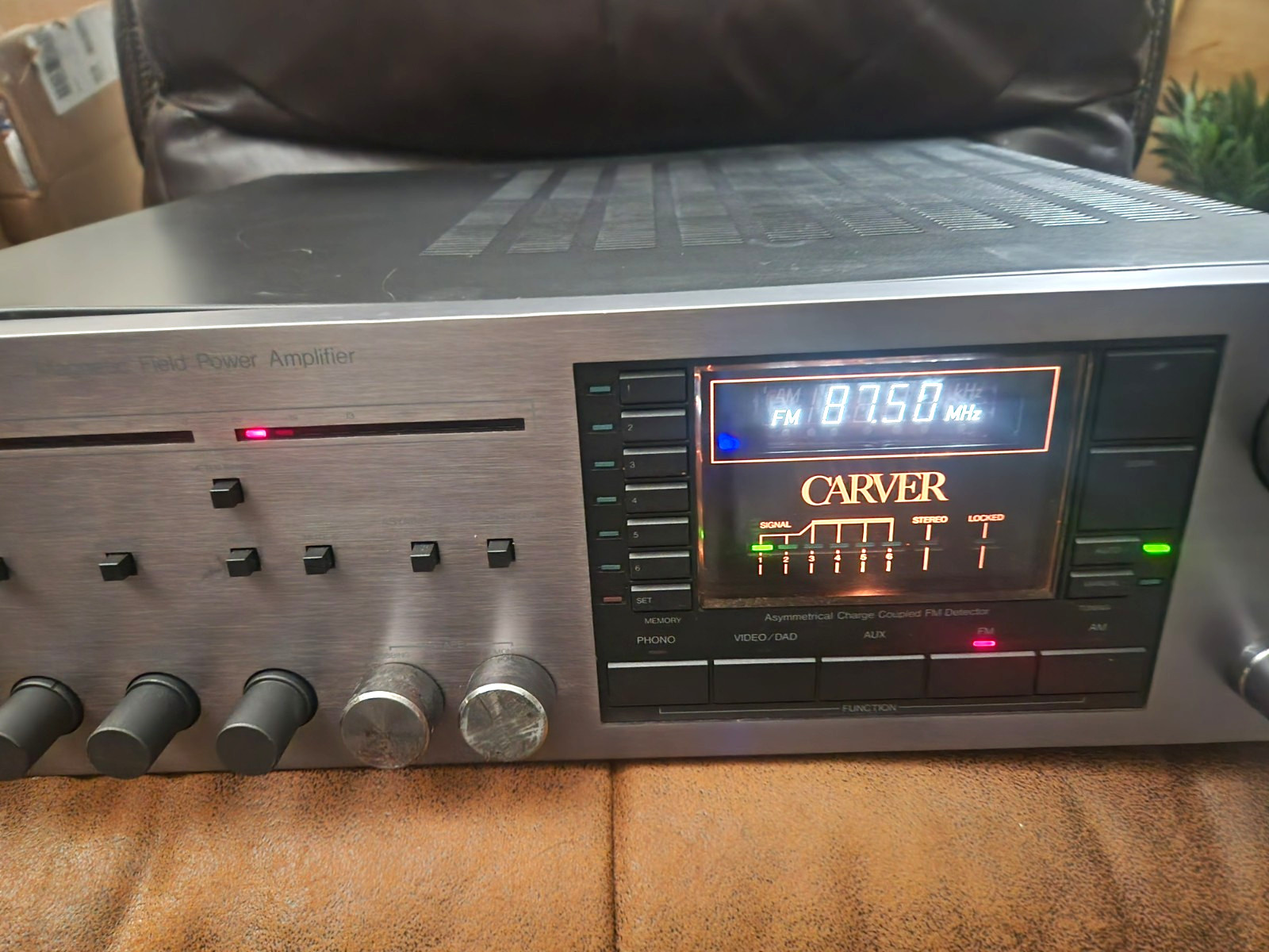 Carver MXR-130 Stereo Receiver Magnetic Field Amp SERVICED MINT The Receiver