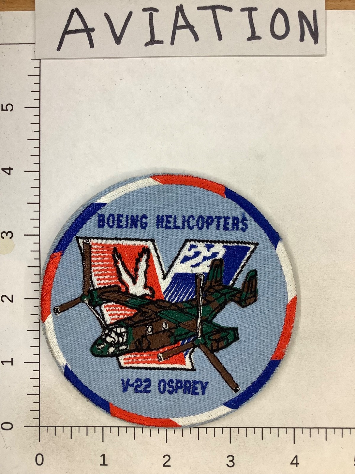 USMC V-22 BOEING HELICOPTERS SQUADRON PATCH
