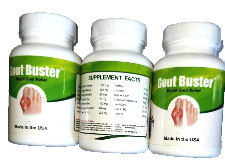 Gout Buster Faster Relief Economy Pack (3X60 caps)