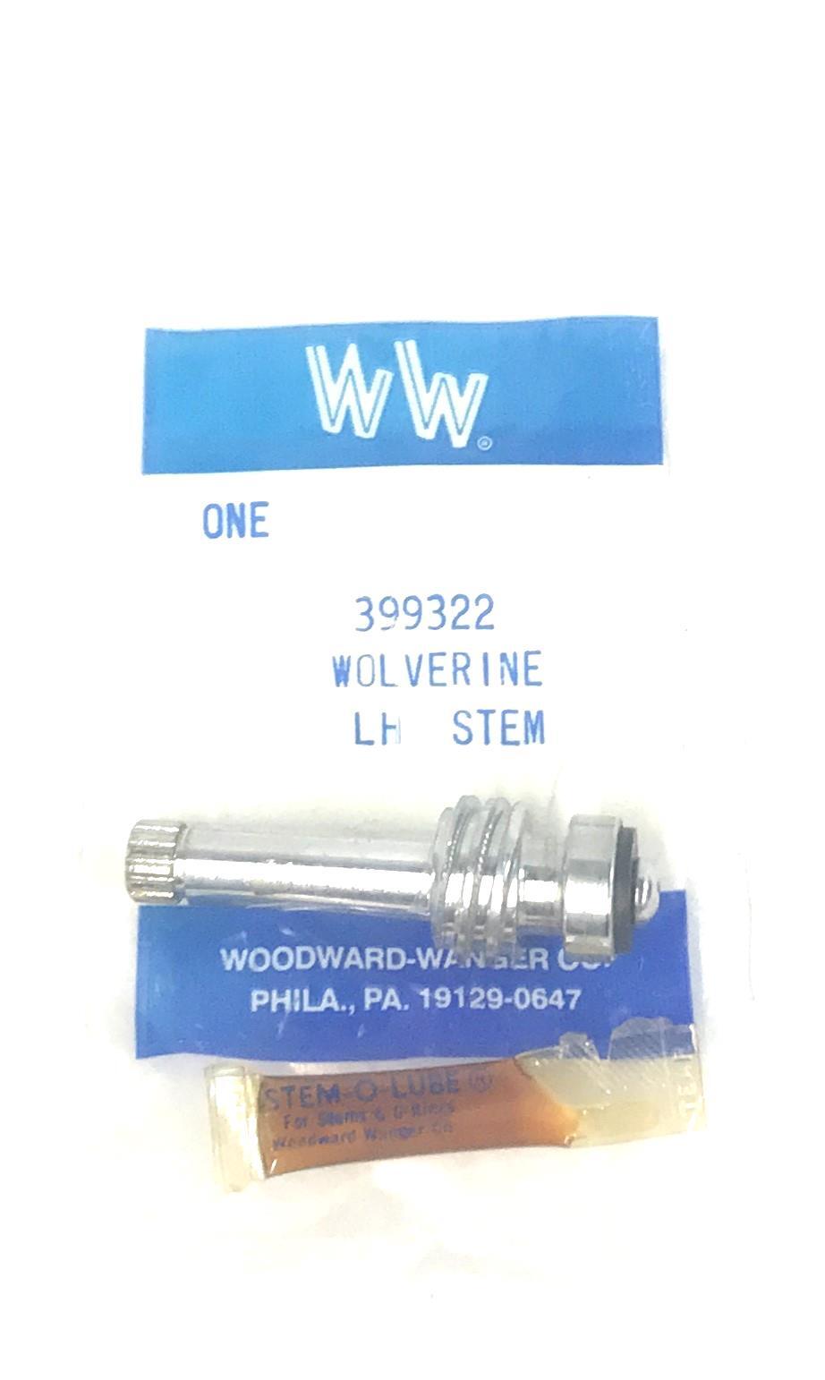 Woodward Wanger Wolverine LH Stem 399322 NOS