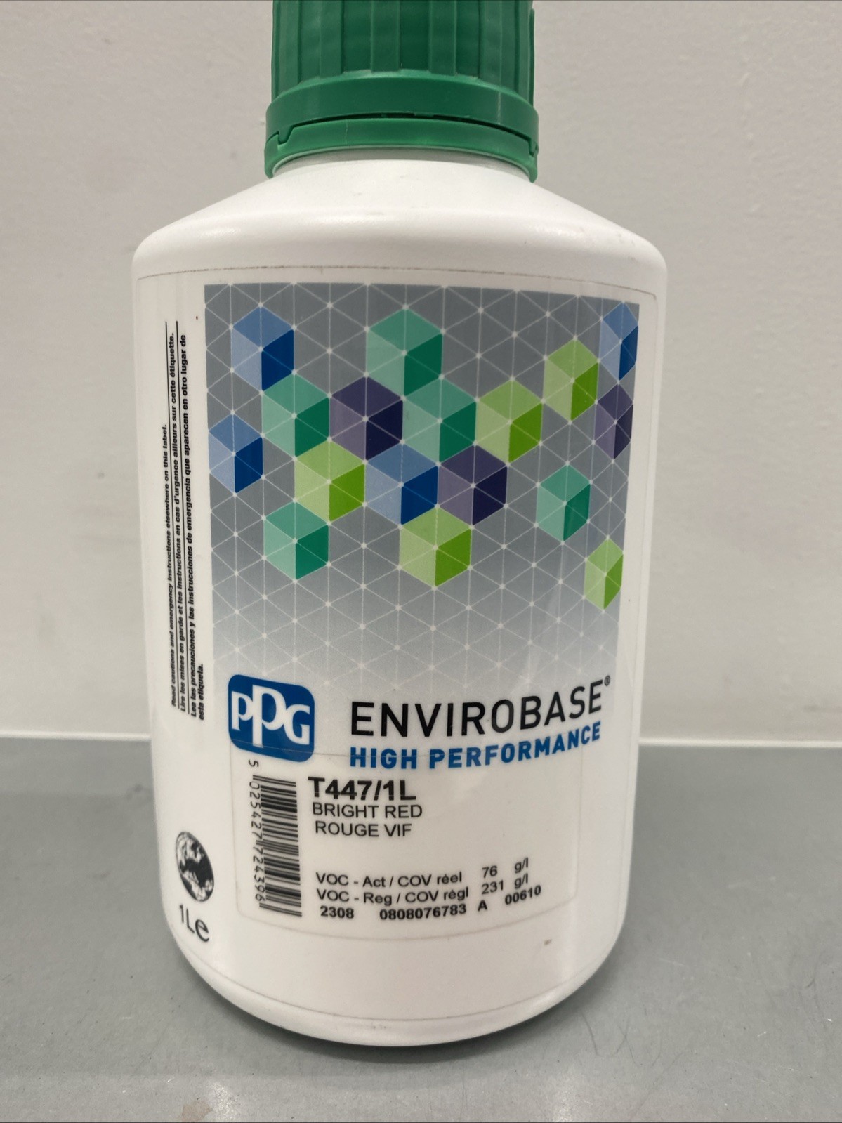 PPG ENVIROBASE T447/1L BRIGHT RED TONER 