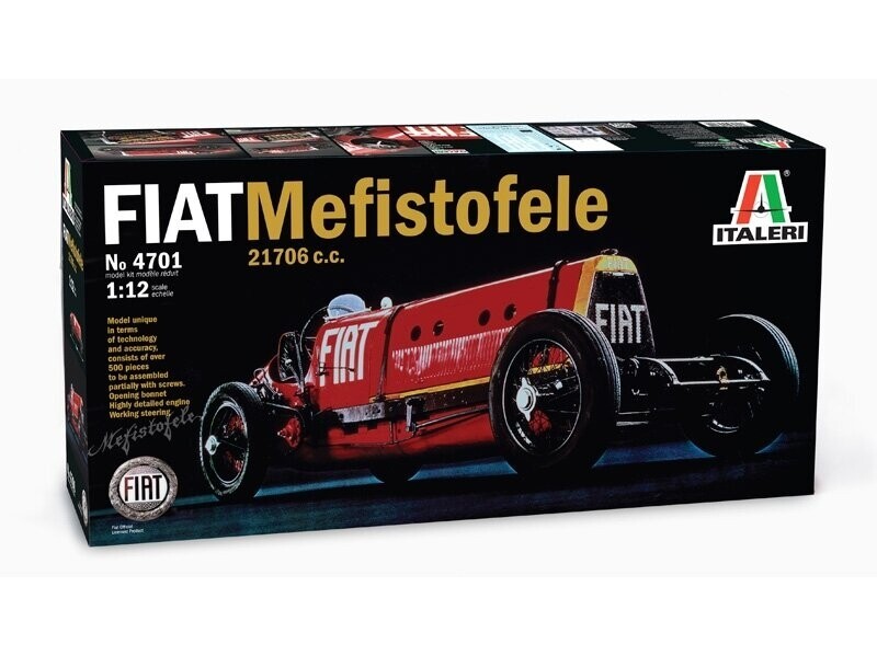 Italeri - Fiat Mefistofele 21706 cc. 1923, 1/12, 4701