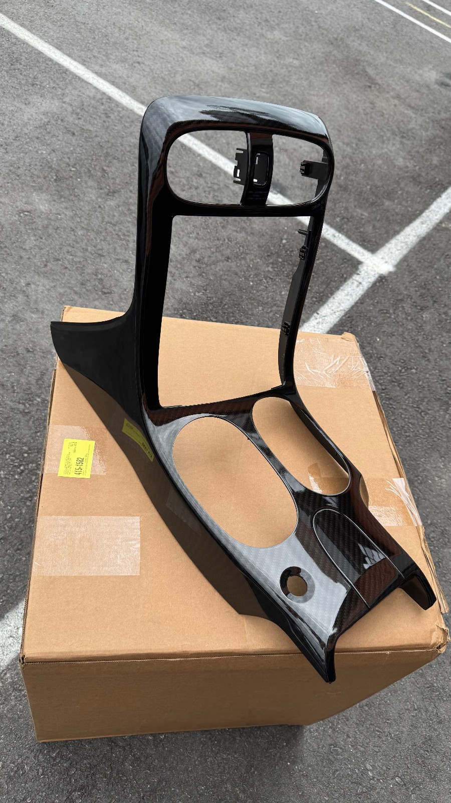2005-13 Corvette C6 Z06 ZR1 GS Grand Sport Center Console Carbon Fiber Hydro