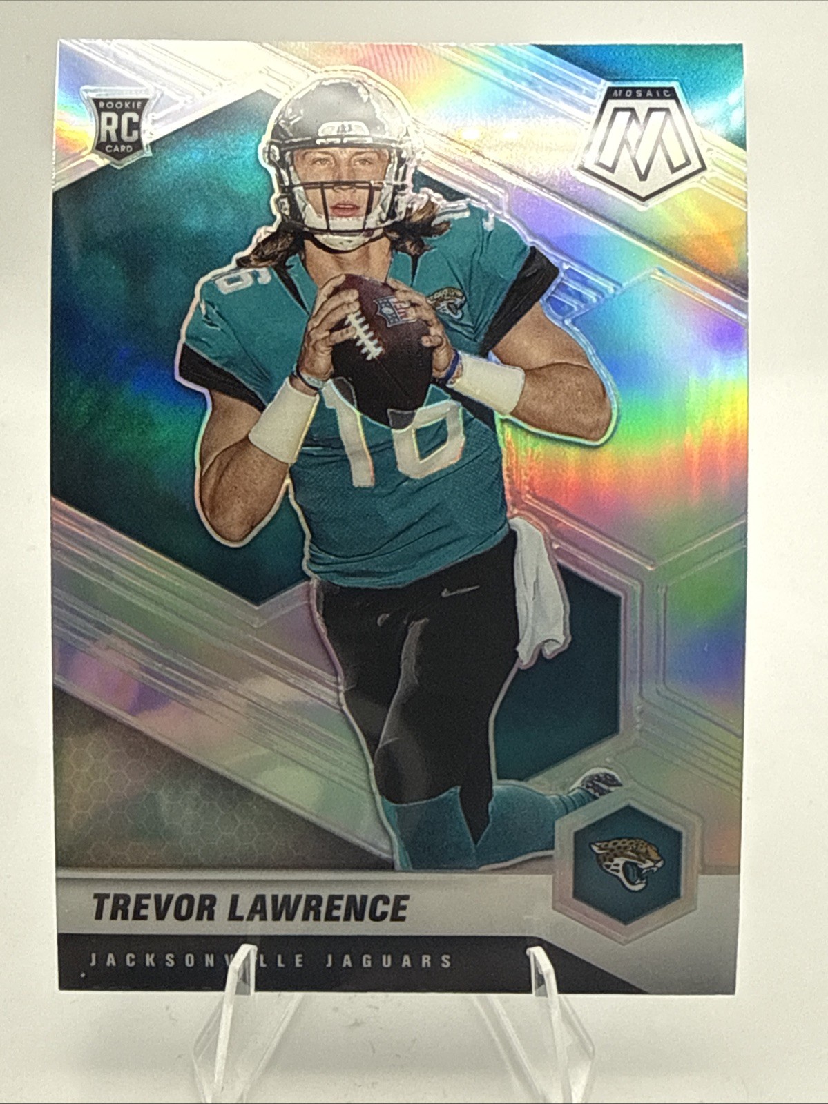 Trevor Lawrence mosaic rookie silver 2021 No.301 Jaguars Trevor Lawrence mosaic rookie silver 2021 No.301 Jaguars