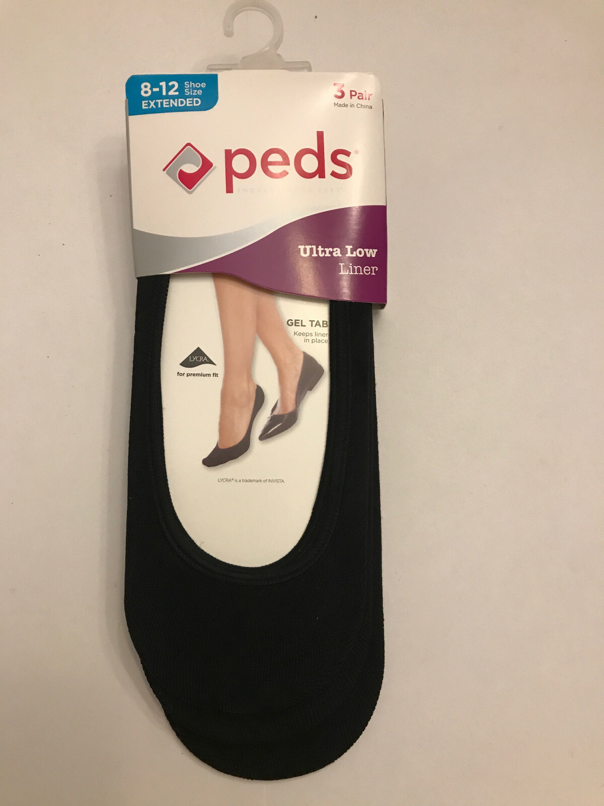 Women’s Peds 6 Pairs - Extended size 8-12 Choose Style & Color